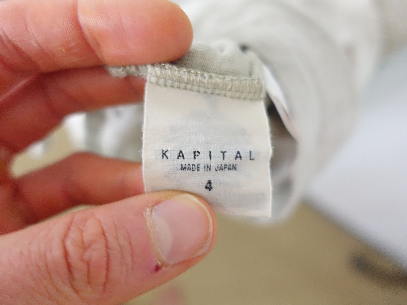Kapital 3 pennant Tie dye tee Size US XL / EU 56 / 4 - 6 Thumbnail
