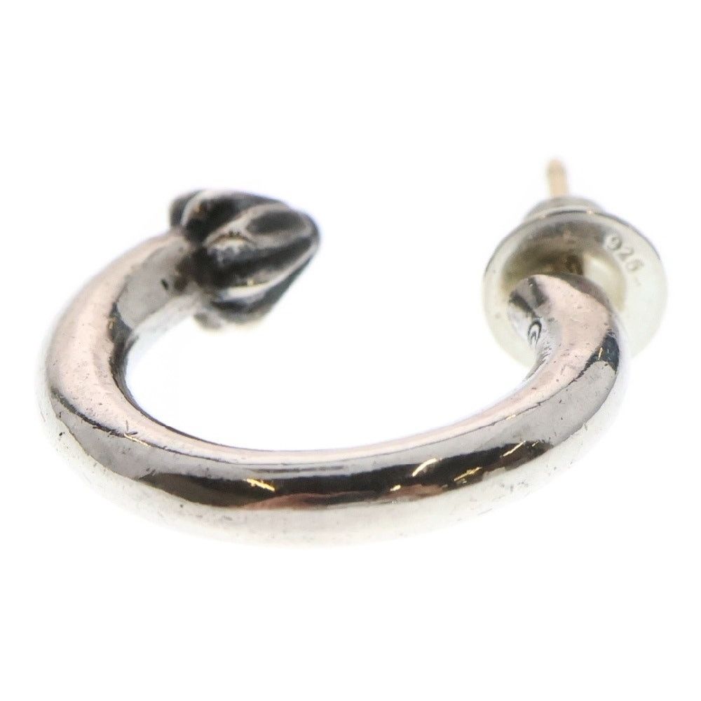 Chrome Hearts Chrome Hearts Plain Silver Hoop Earring BCA101 Size ONE SIZE - 3 Thumbnail