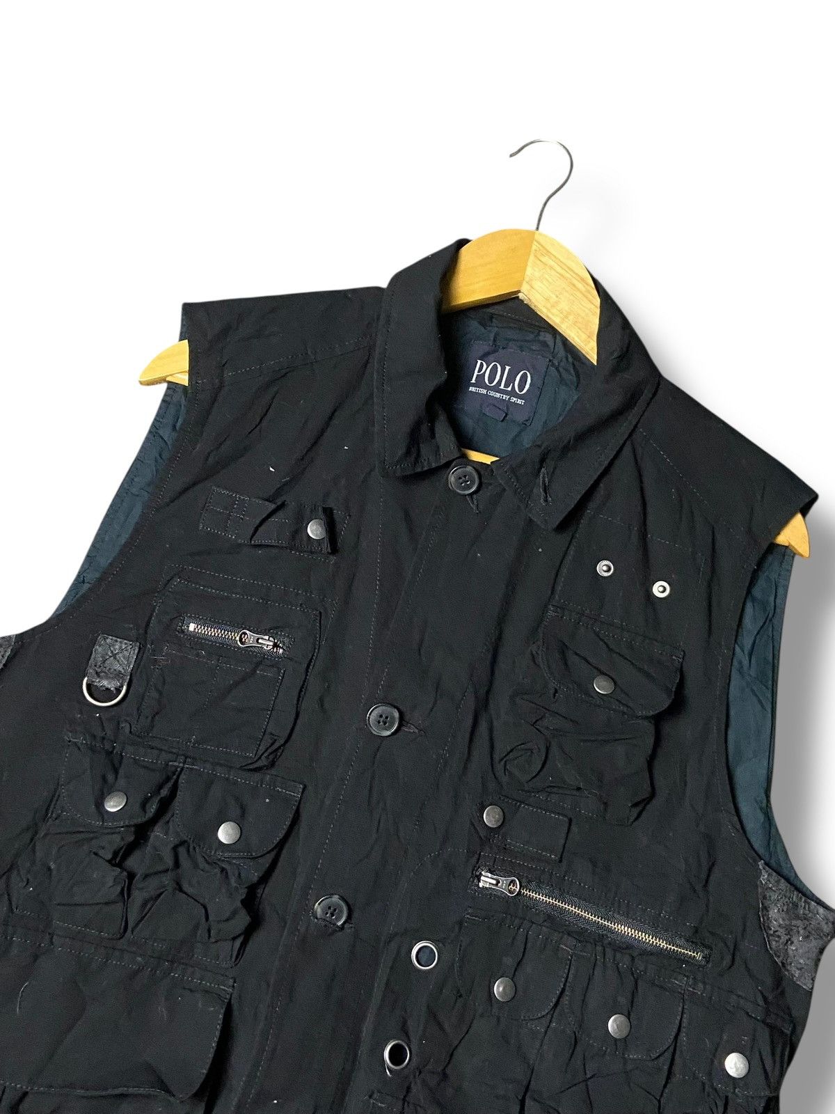 Polo Ralph Lauren Vintage Polo British Country Spirit Multi pocket Vest (157) Size US L / EU 52-54 / 3 - 4 Thumbnail