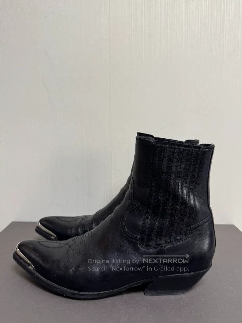 Celine CELINE Carved Iron Tip Western Cowboy Boots Size US 12 / EU 45 - 2 Thumbnail