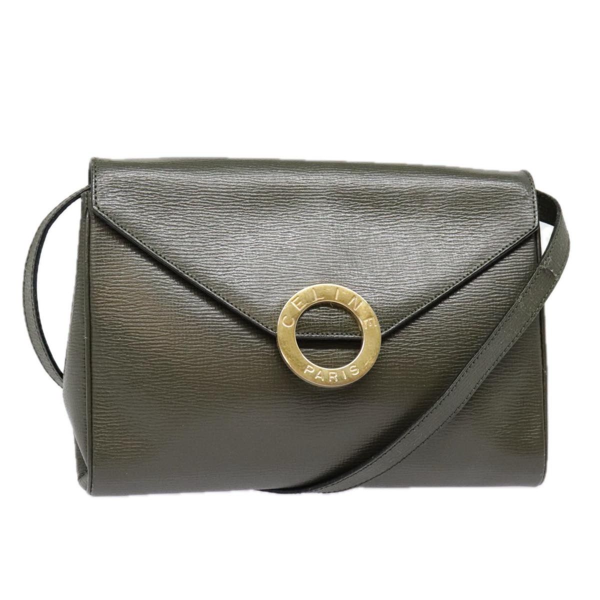 Celine Celine Vintage Circle Logo Crossbody Bag Leather Size ONE SIZE - 1 Thumbnail