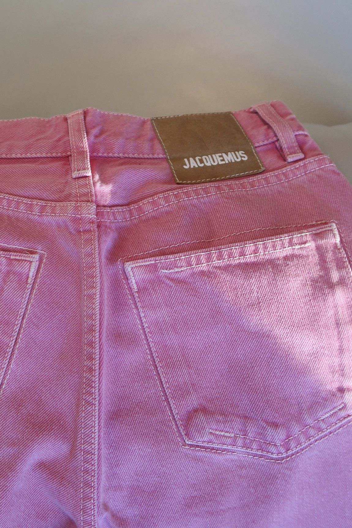 Jacquemus Pink straight jeans Size 24" / US 00 / IT 34 - 4 Thumbnail