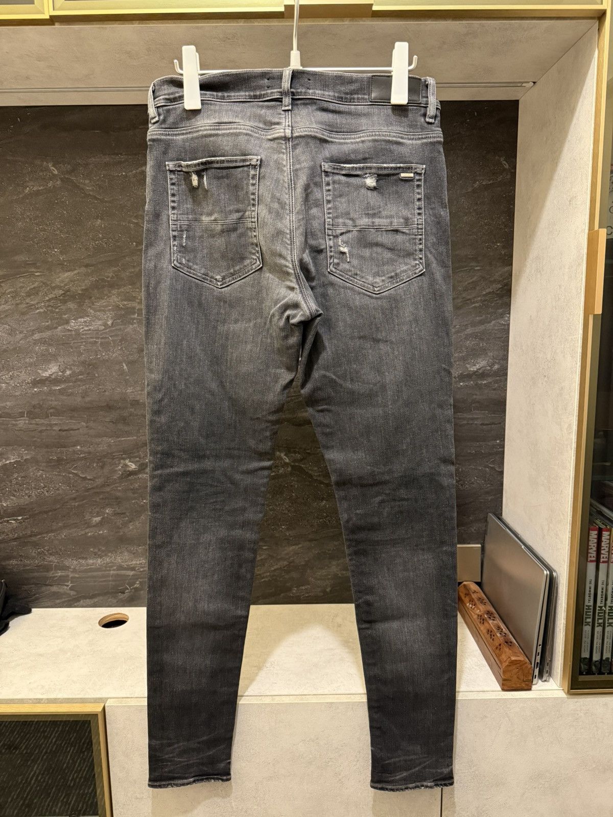 Amiri Amiri Grey Stack Denim 34 Size US 34 / EU 50 - 2 Thumbnail