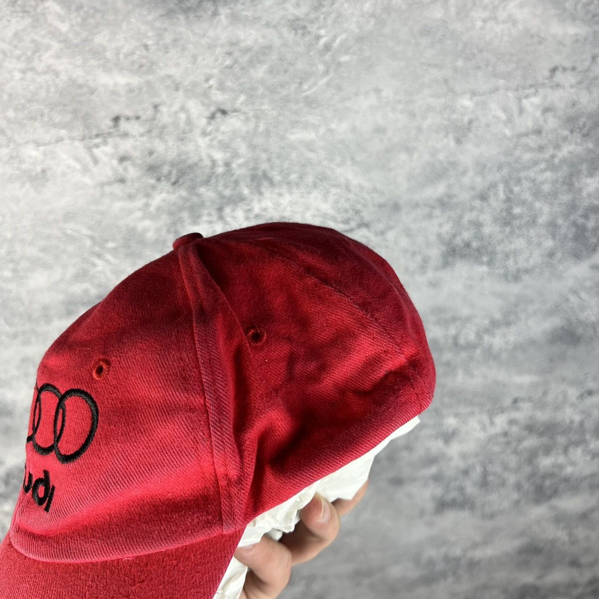 Audi Audi Vintage Cap Men's Red One Size Size ONE SIZE - 6 Thumbnail