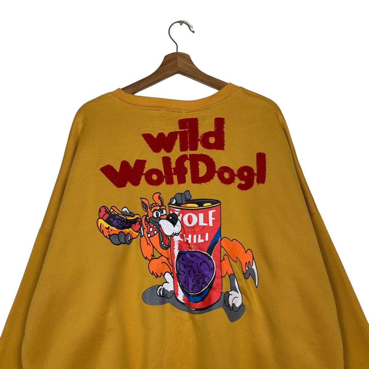 Japanese Brand Wild Wolfdog Crewneck Sweatshirt Size US M / EU 48-50 / 2 - 8 Thumbnail