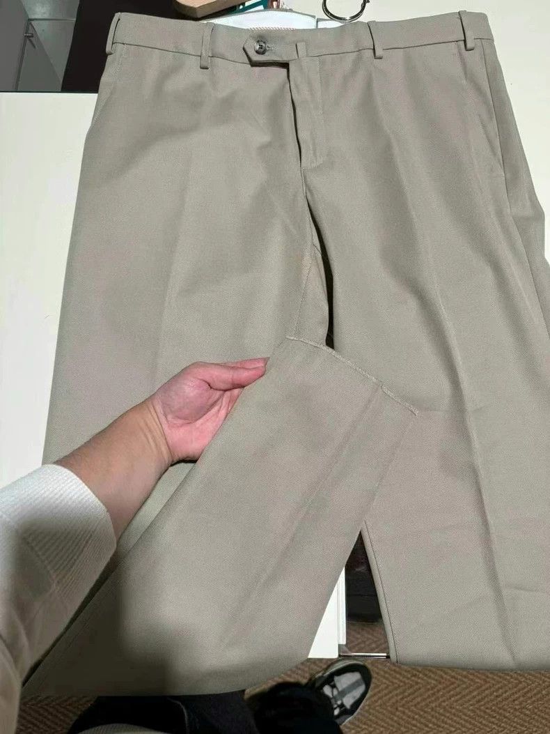 Loro Piana LORO PIANA Men's light khaki casual trousers for autumn an Size 52S - 3 Thumbnail
