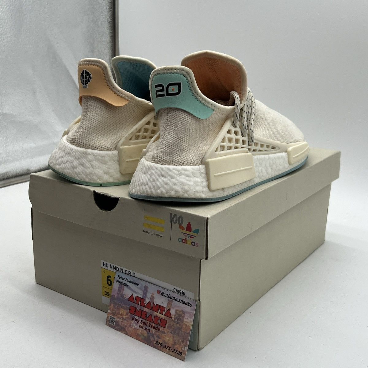 Adidas Pharrell x n.e.r.d x nmd human race 20th anniversary Size US 6.5 / EU 39-40 - 5 Thumbnail