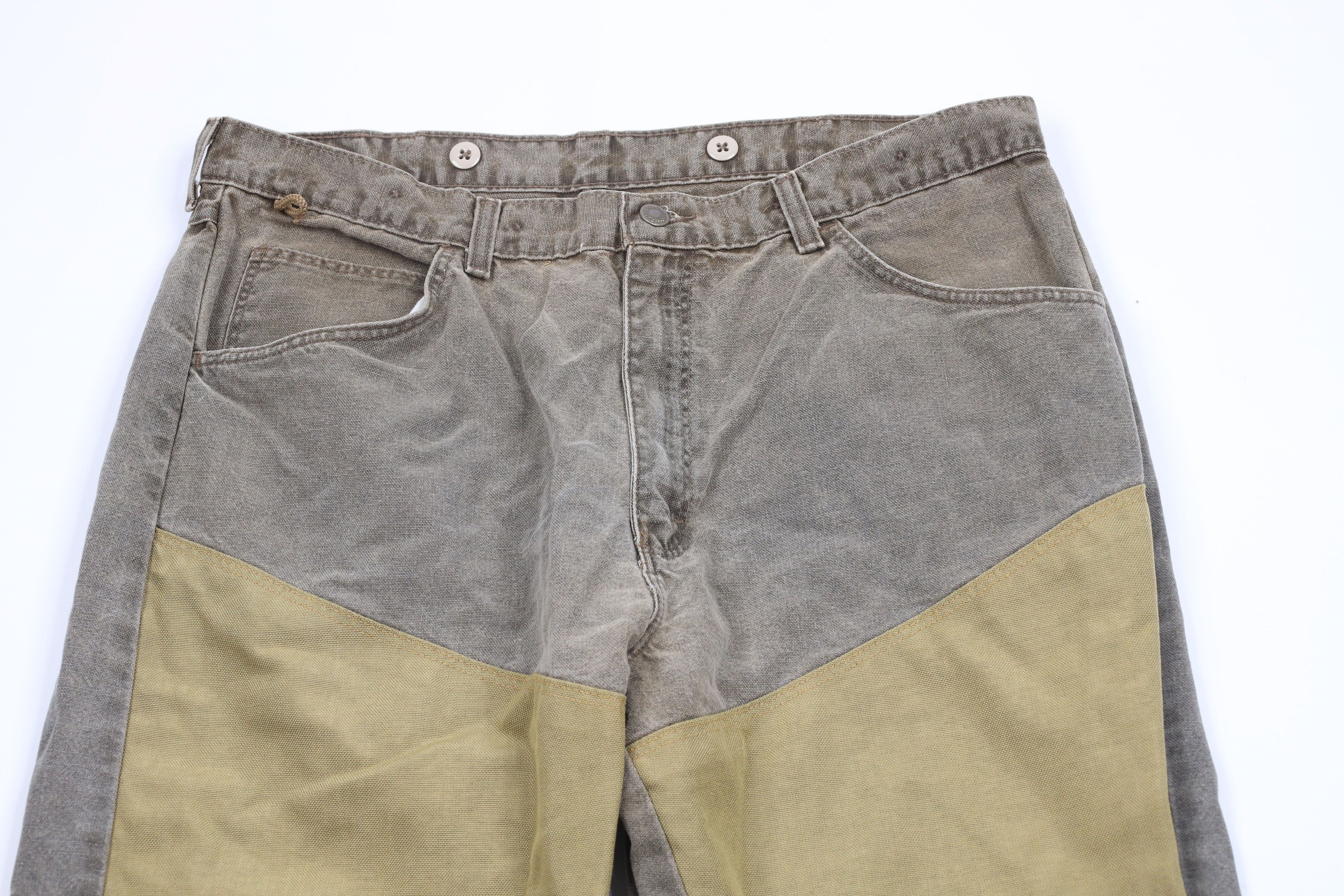 Vintage × Wrangler Vintage 90s Wrangler Hunting Field Brush Denim Jeans Brown Size US 36 / EU 52 - 2 Thumbnail