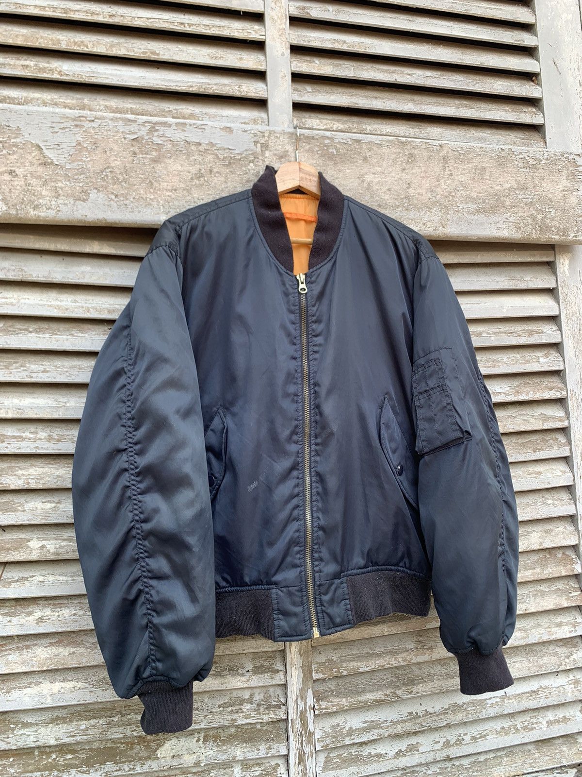 Vintage 🪖Vintage MA-1 Man Intermediate Bomber Jacket Size US M / EU 48-50 / 2 - 4 Thumbnail