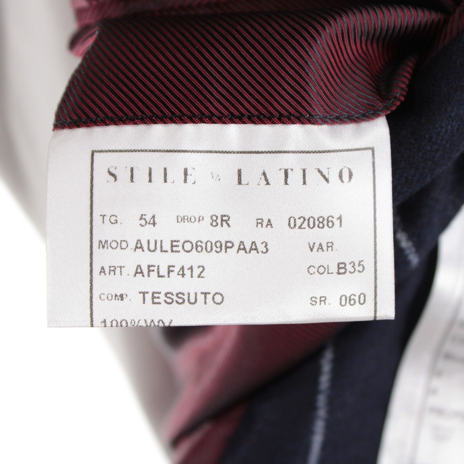 Other Stile Latino Suit Size US 44 Regular in Blue Size 44R - 9 Thumbnail