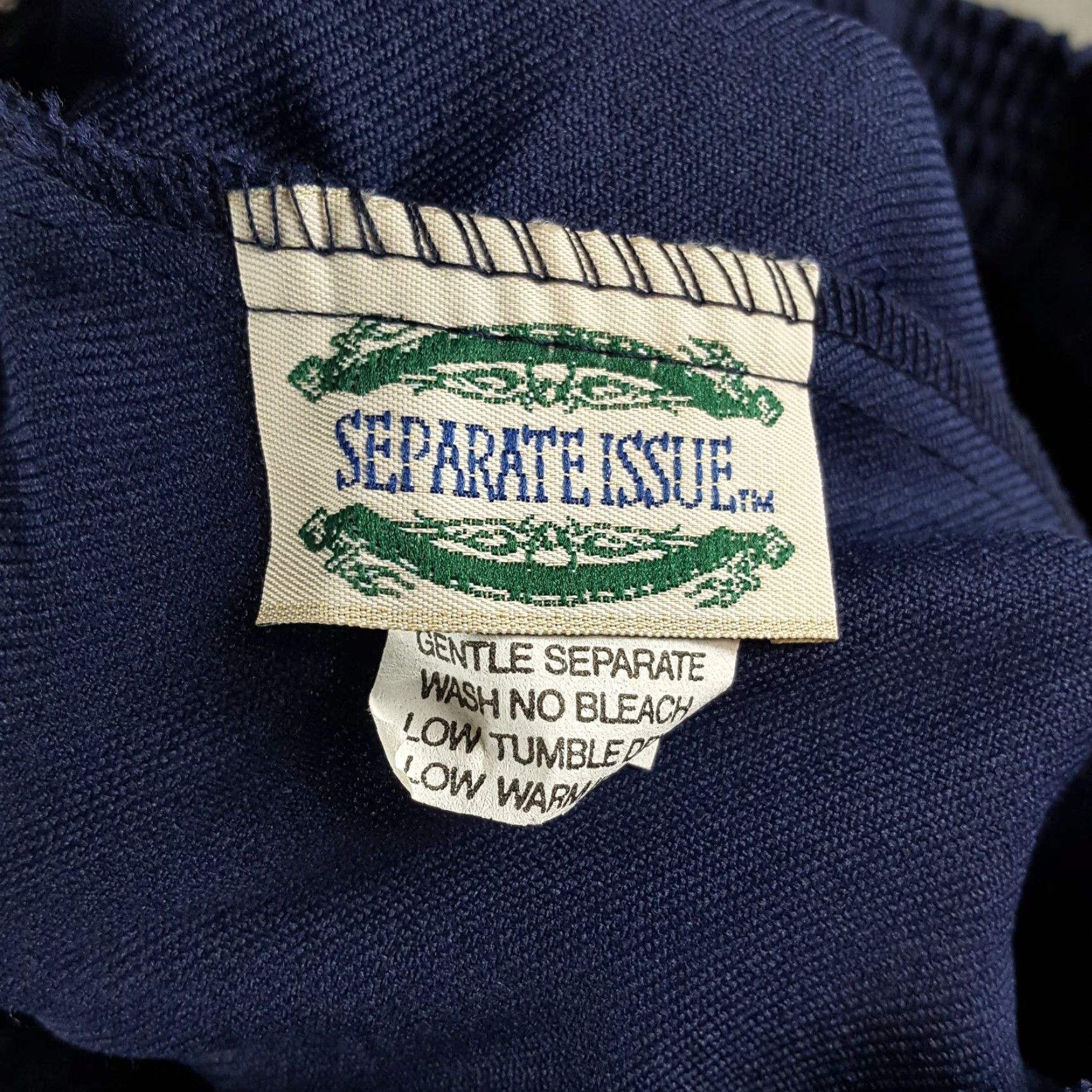Vintage VINTAGE Separate Issue Dress Pants Women 100% Polyester 80s 90s 00s Blue Size 10 USA Made Stretch Waist Tapered Leg Dress Pants Womens Regular Size 32" / US 10 / IT 46 - 6 Thumbnail