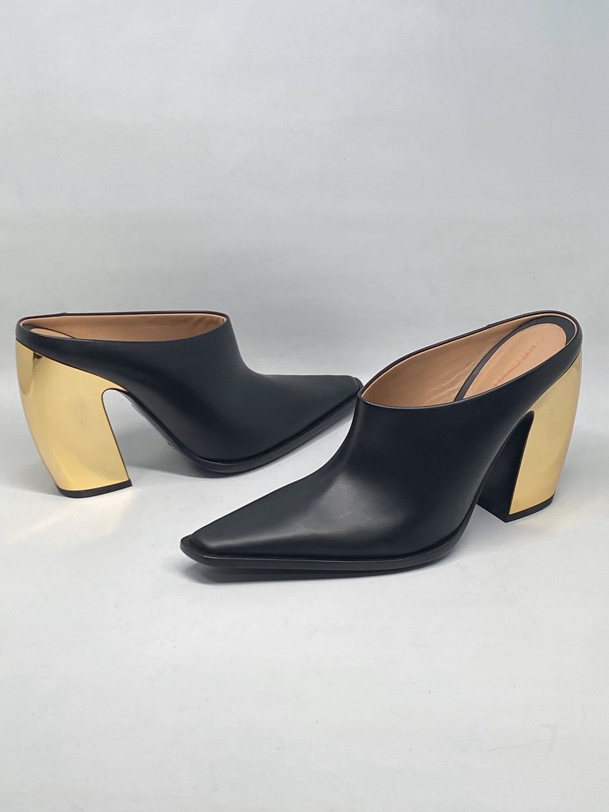 Bottega Veneta Bottega Veneta Tex leather mules size 38 Size US 8 / IT 38 - 11 Thumbnail
