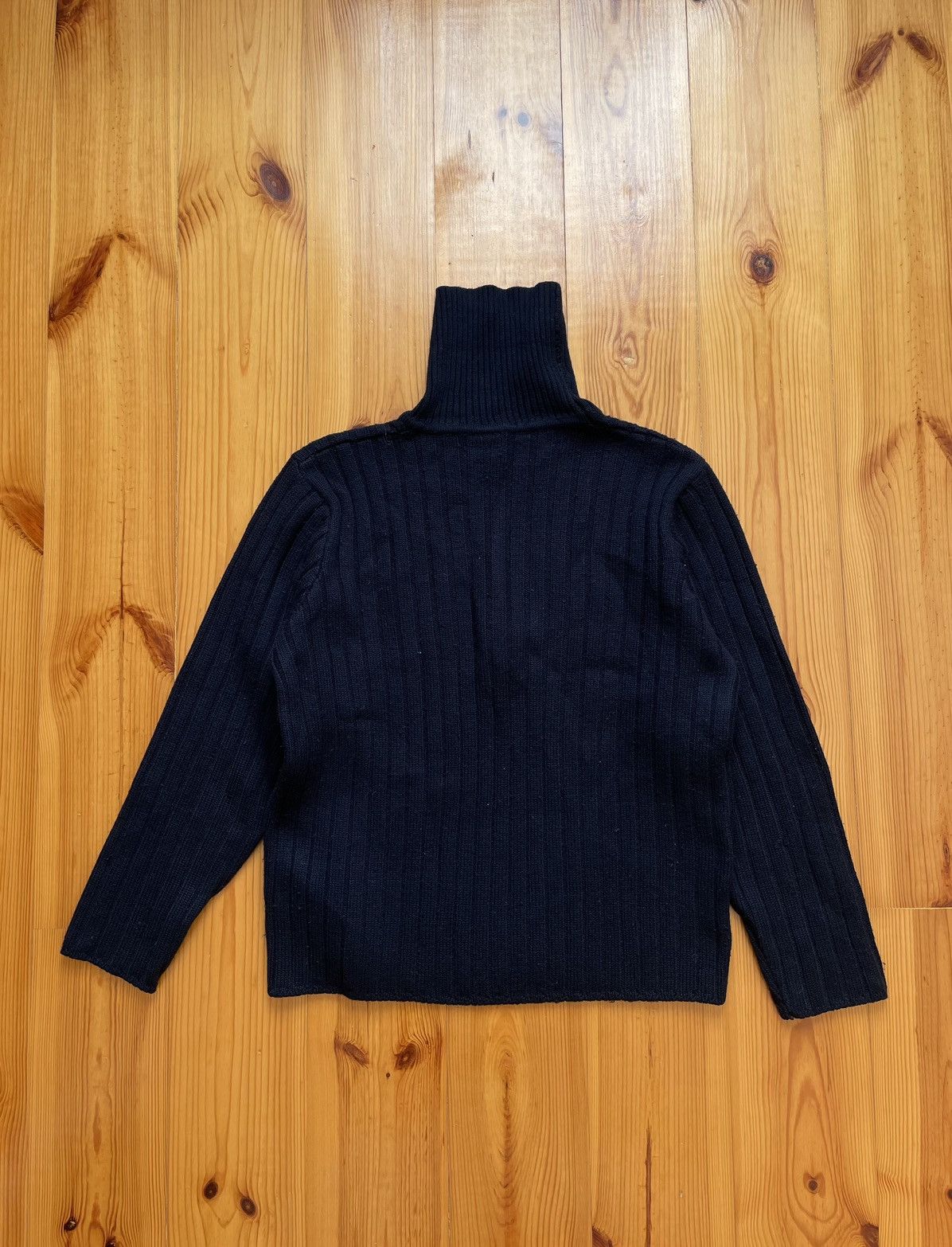 Diesel × Vintage DIESEL Logo Vintage Knit Sweater High Neck Y2K Style Size US M / EU 48-50 / 2 - 13 Thumbnail