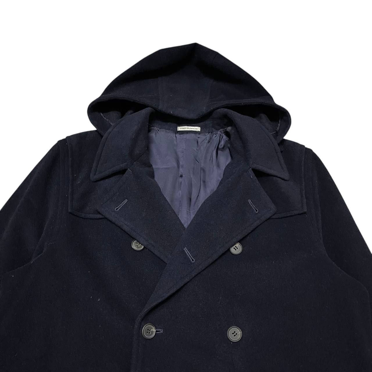Tokio Kumagai Vintage Tokio Kumagai Wool Double Breasted Long Coat Size US M / EU 48-50 / 2 - 2 Thumbnail