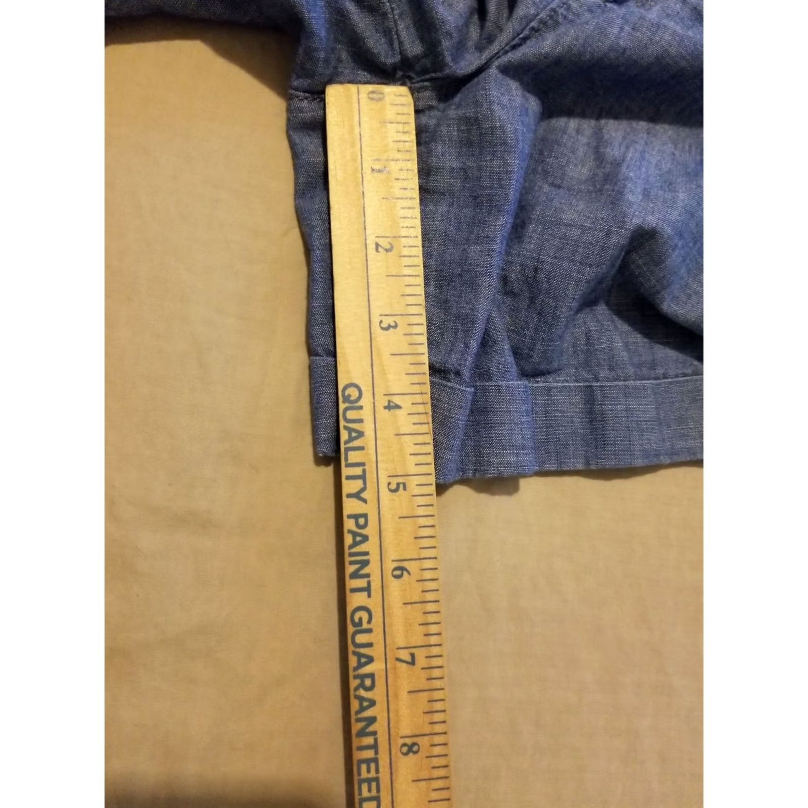 Banana Republic Banana Republic Womens Khaki Shorts 0 Blue Cotton Chino Stretch Utility Shirt vsict? Size 25" / US 0 / IT 36 - 5 Thumbnail