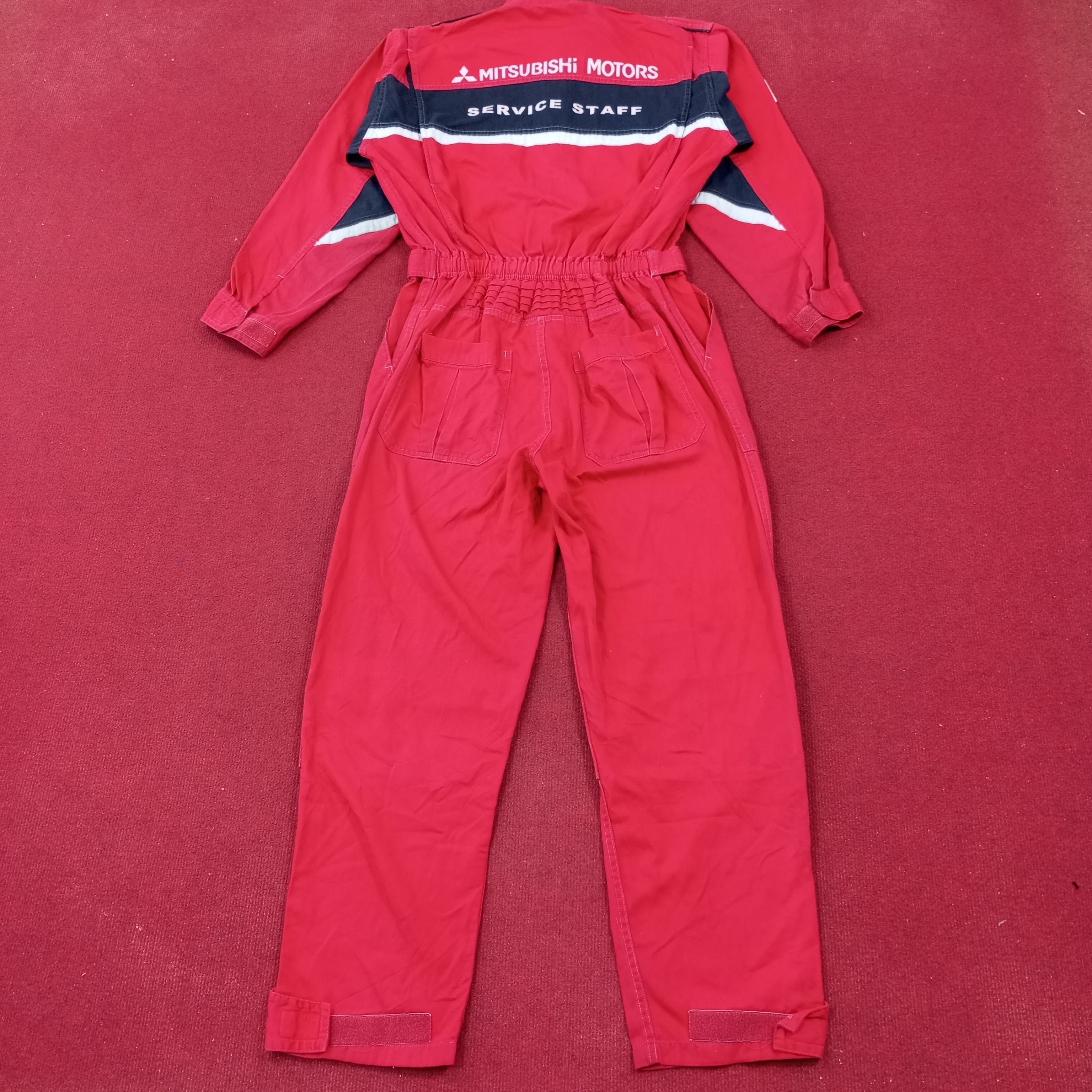 Japanese Brand × Vintage Mitsubishi Motors Japanese Workwear Coverall Jacket Size US M / EU 48-50 / 2 - 1 Thumbnail