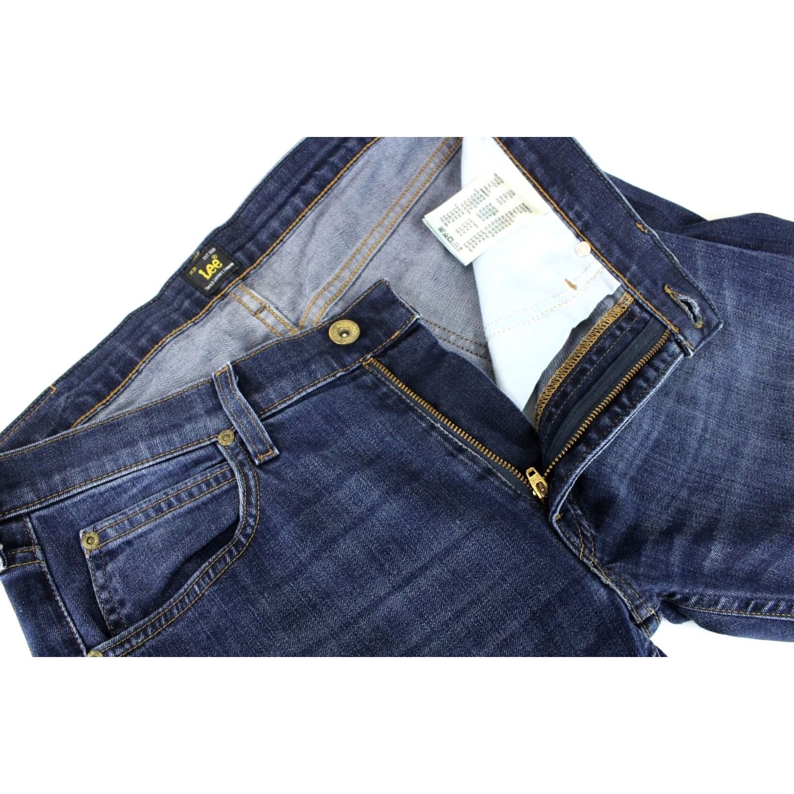 Lee LEE Luke Jeans Slim Fit Blue Denim Pants W32/L32 Men's Size US 32 / EU 48 - 4 Thumbnail