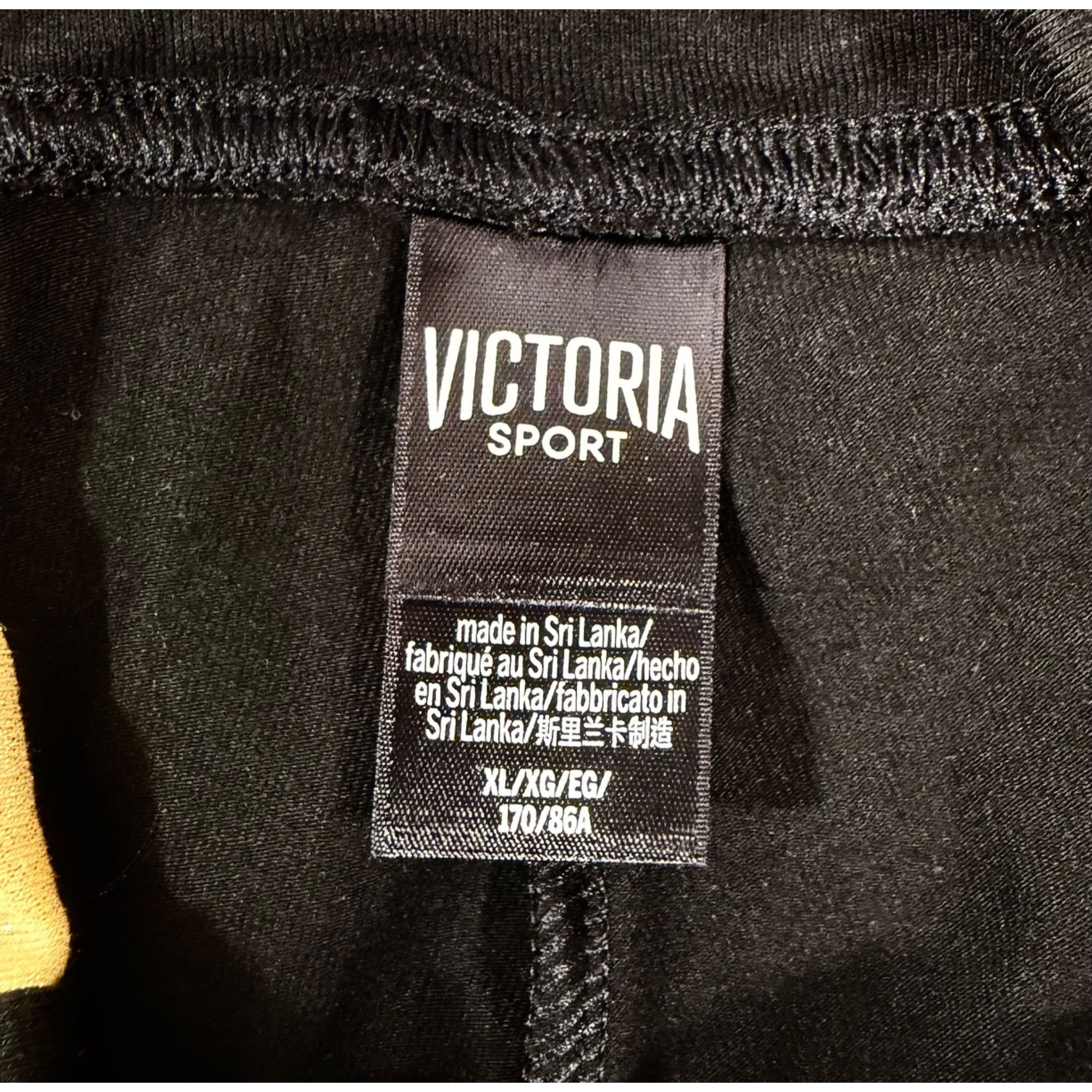 Victoria's Secret Victorias Secret Sport High-Waist Black & Gold Colorblock Le Size 34" / US 12 / IT 48 - 5 Thumbnail