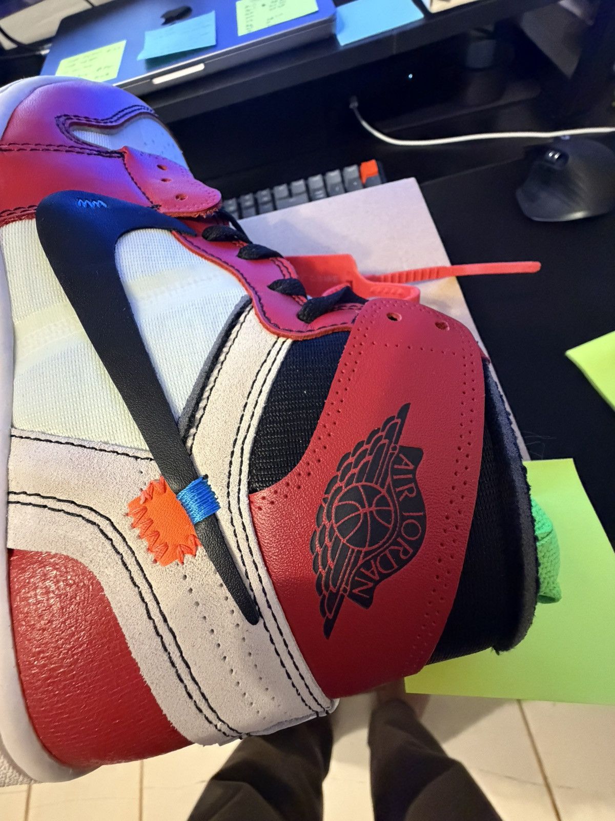 Nike × Off-White Off White Jordan 1 Chicago DS size 9.5 100% authentic Size US 9.5 / EU 42-43 - 7 Thumbnail