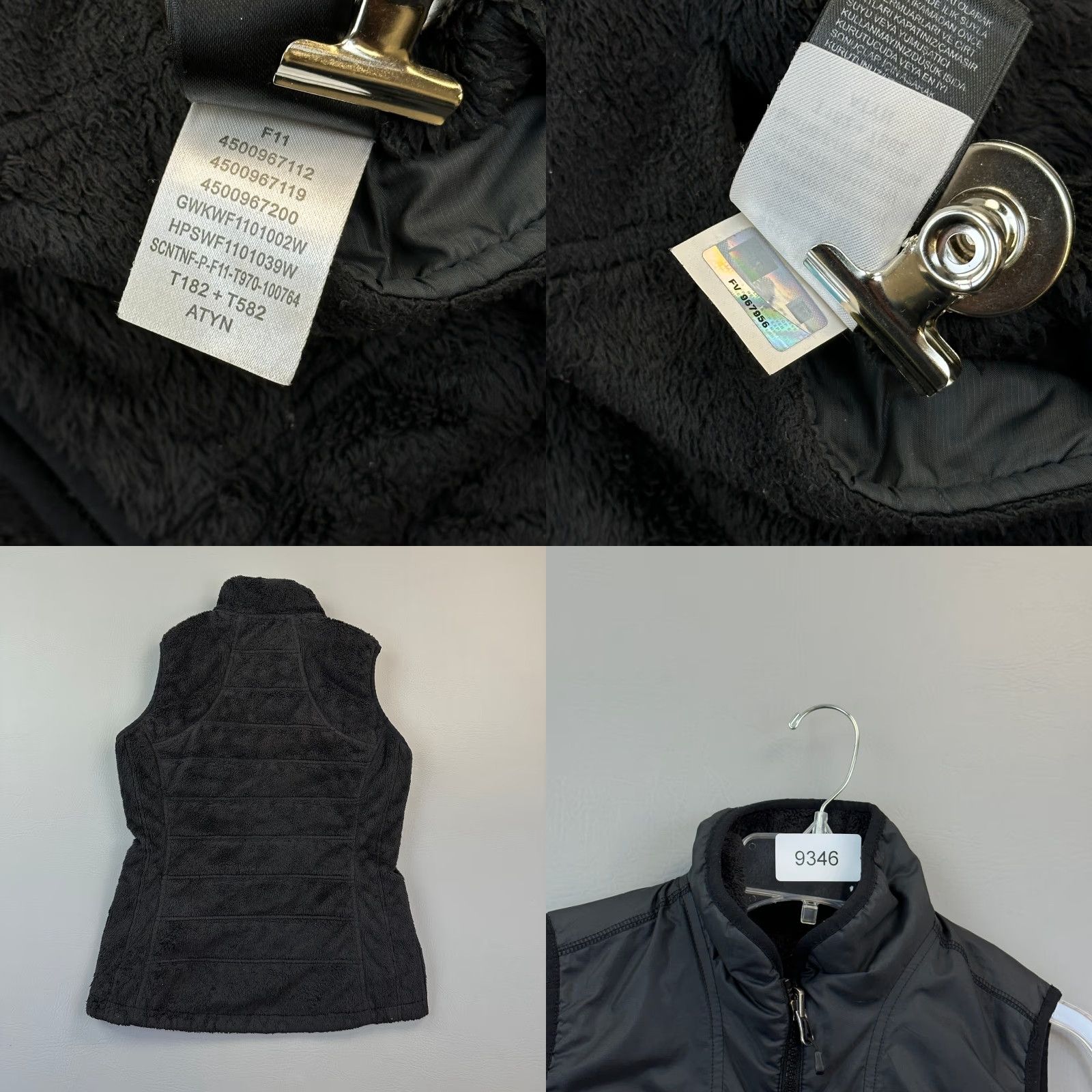 The North Face The North Face Vest Women’s Small Black Gray Full Zip Insulated Reversible Size S / US 4 / IT 40 - 9 Thumbnail