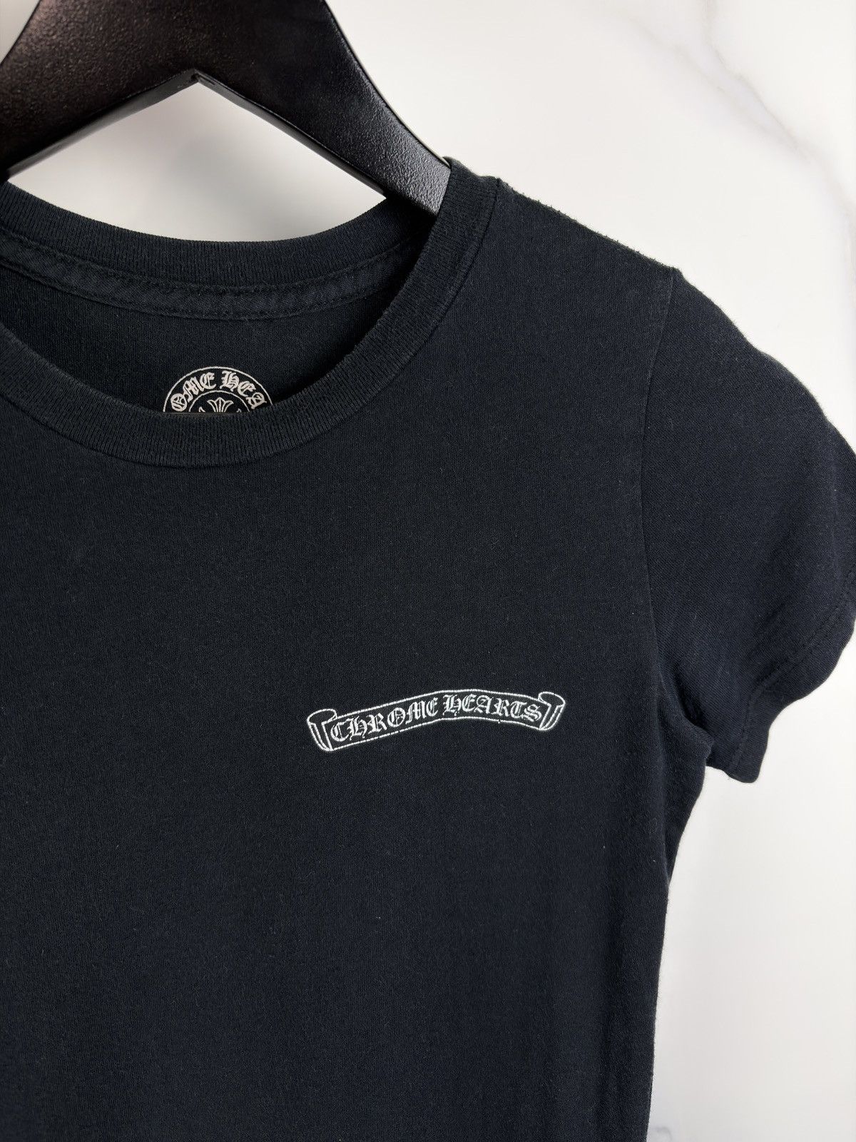 Chrome Hearts Chrome Hearts Vintage Large Fleur Back Scroll Logo Tshirt Size M / US 6-8 / IT 42-44 - 3 Thumbnail