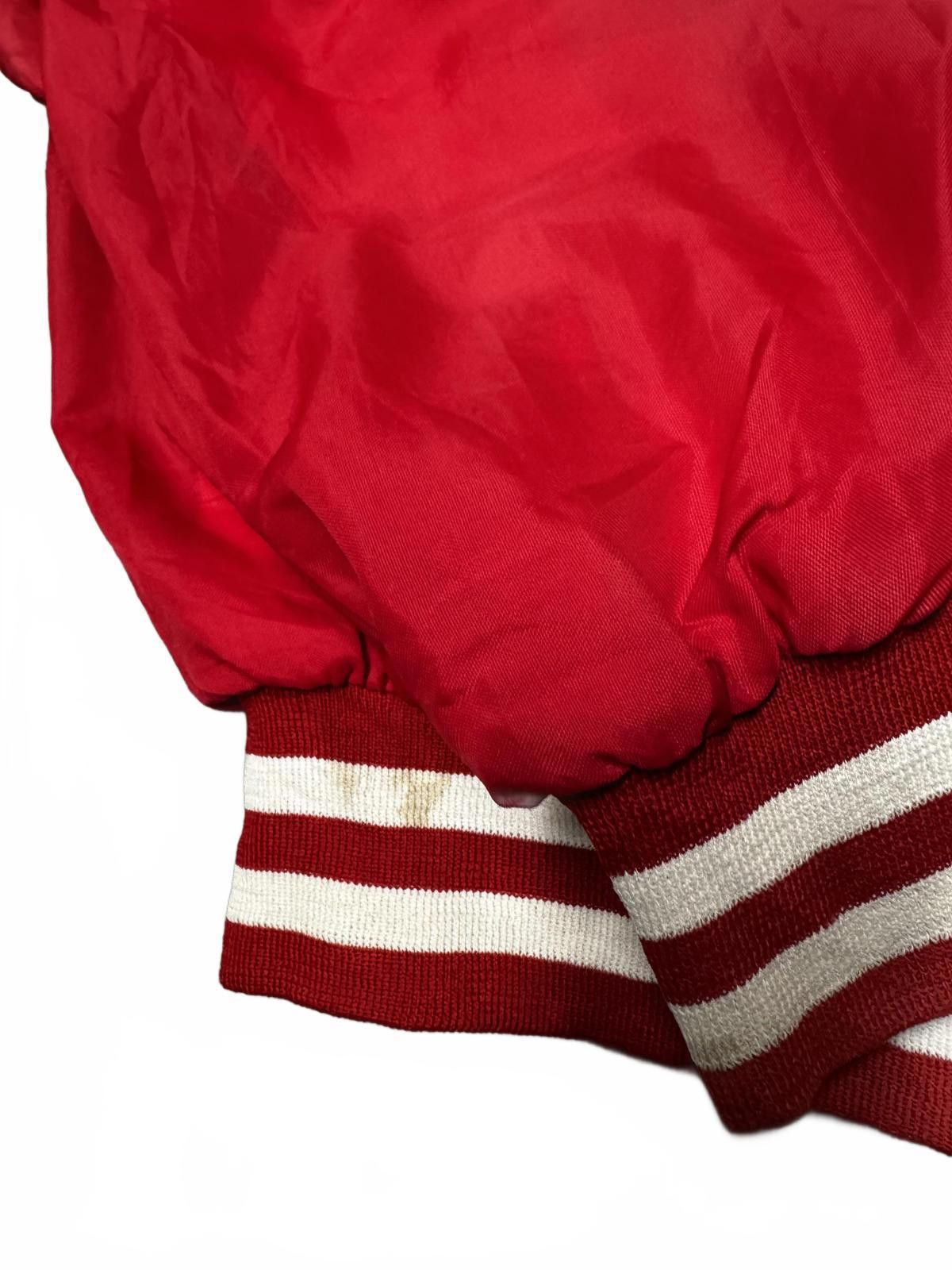 Designer Red Pullover Varsity Jacket with '33' and 'Rebels' Lettering Size US XL / EU 56 / 4 - 5 Thumbnail