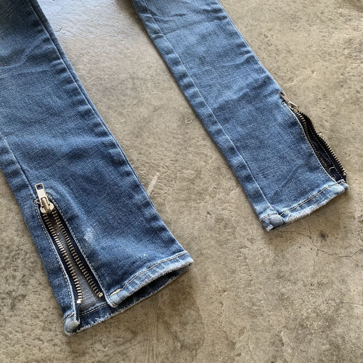 Other Vintage Japanese d.i.a Zipper Skinny Jeans Size US 28 / EU 44 - 2 Thumbnail
