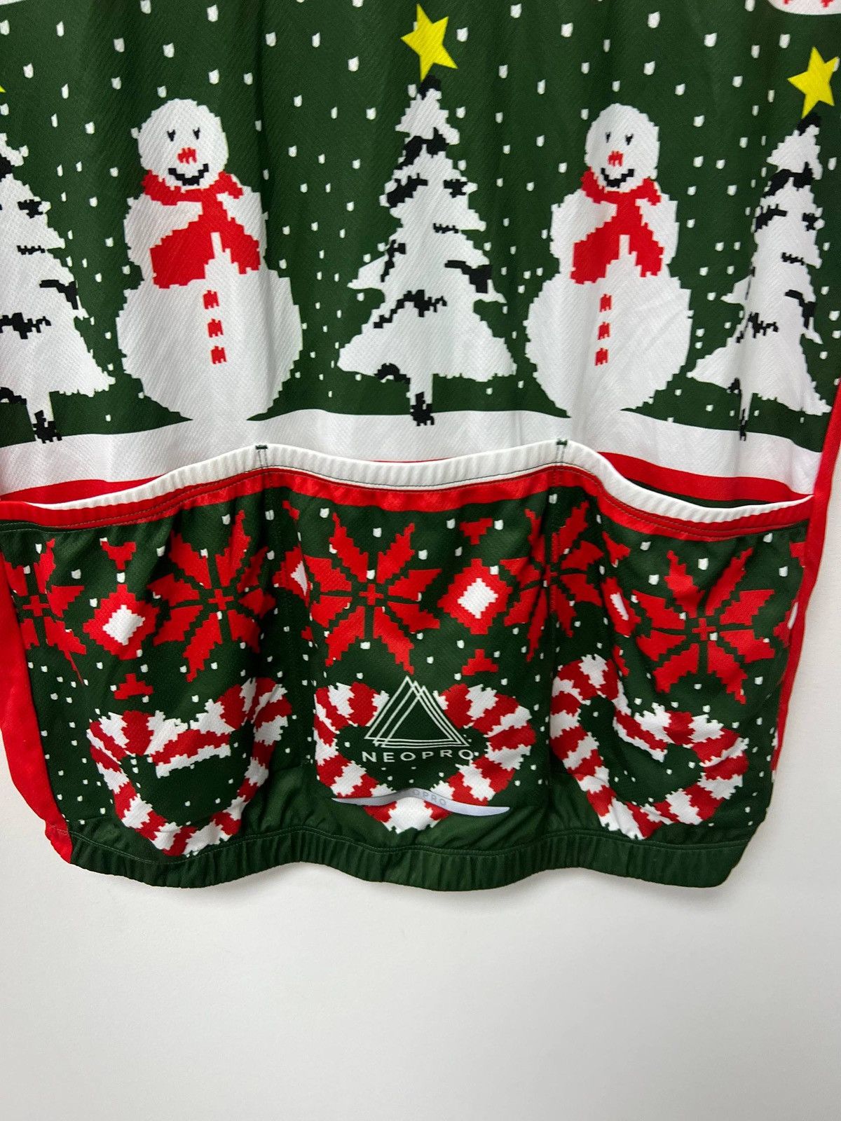 Other Vintage Christmas Holiday Cycling Jersey Racing Bicycle XL Size US XL / EU 56 / 4 - 20 Thumbnail