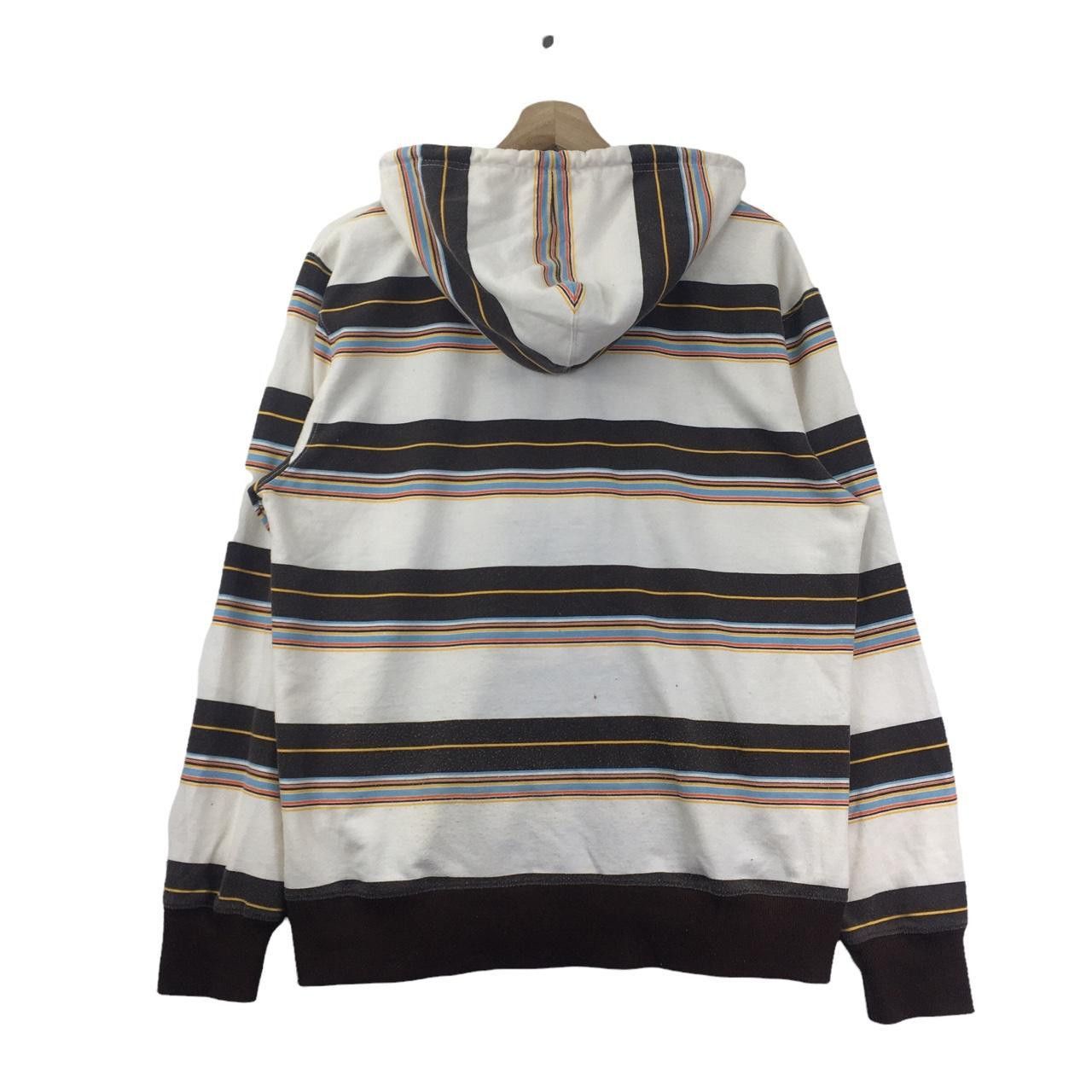 Hang Ten Vtg 90’ HANG TEN SURFING Hawaii Striped Hoodie Size US L / EU 52-54 / 3 - 4 Thumbnail