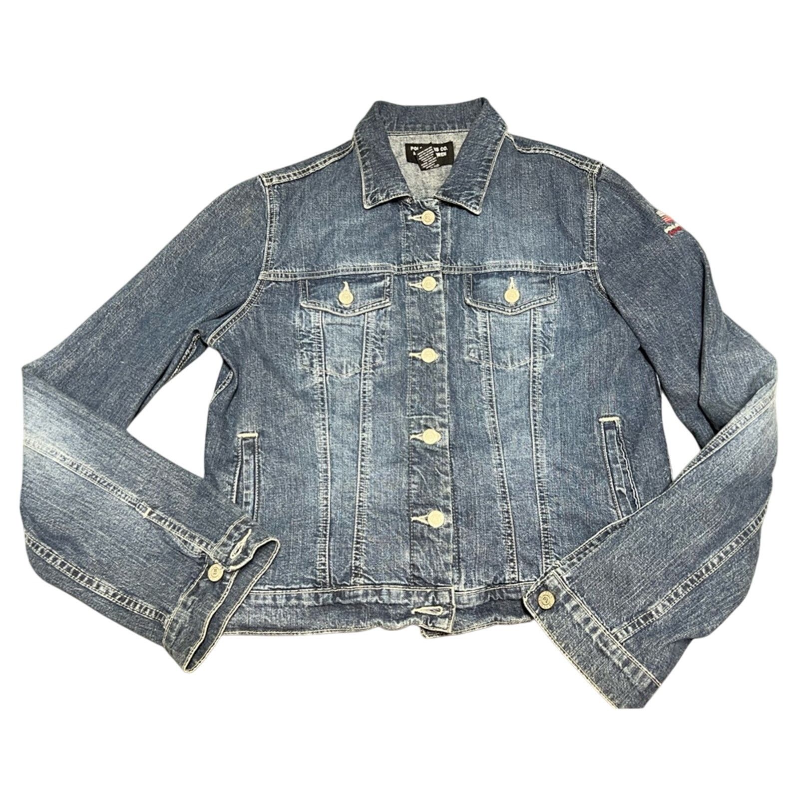 Polo Ralph Lauren Vintage Polo Jeans Co. Ralph Lauren Women Denim Jacket Lydia Size XL / US 12-14 / IT 48-50 - 2 Thumbnail