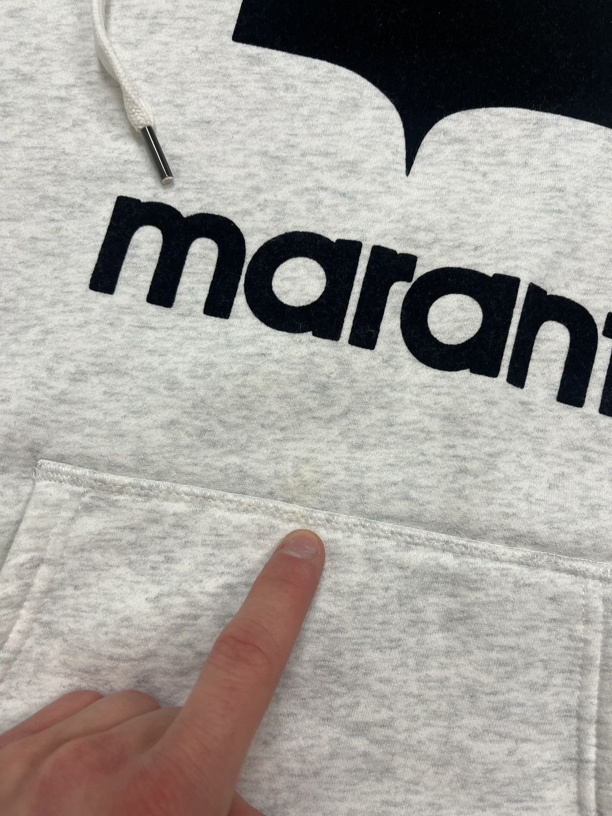 Isabel Marant × Japanese Brand Isabel Marant Velvet Logo Hoodie Boxy Rare Y2k Size US S / EU 44-46 / 1 - 10 Thumbnail