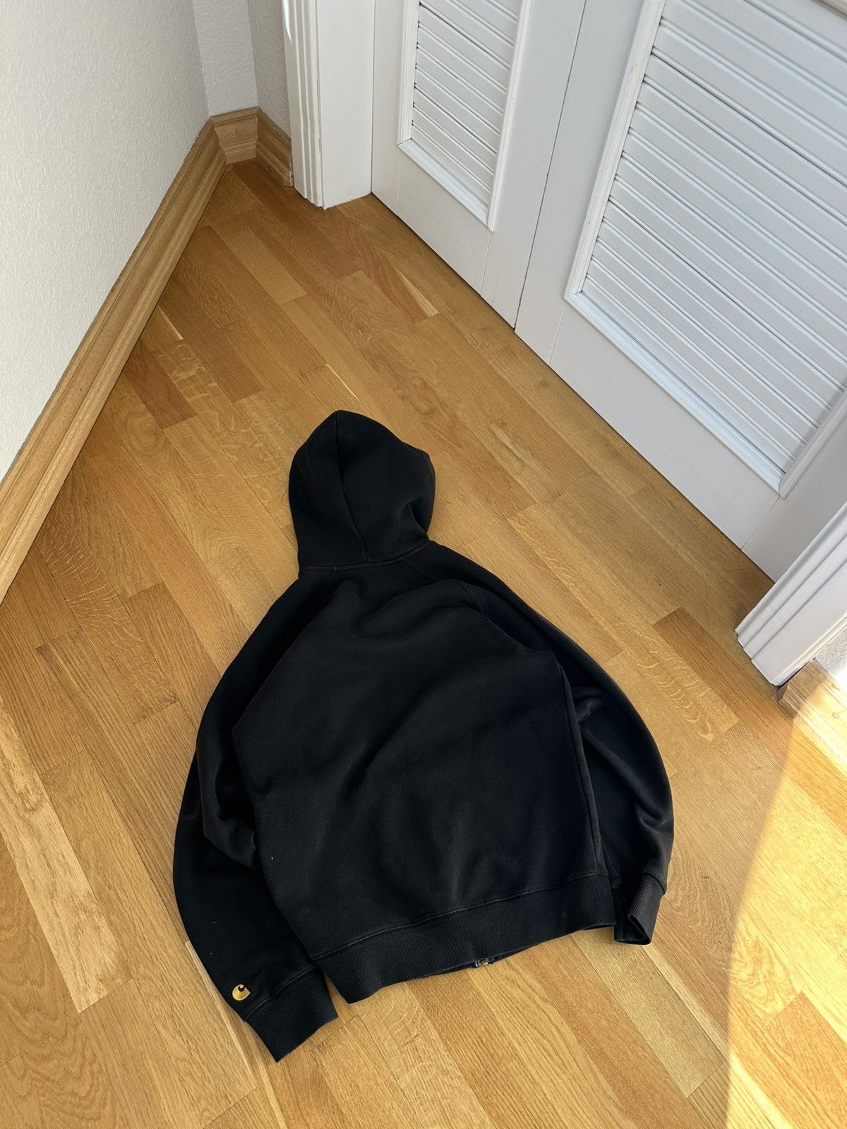 Carhartt Carhartt Chase Hooded Zip Jacket Sleeve Logo Black Size US M / EU 48-50 / 2 - 2 Thumbnail