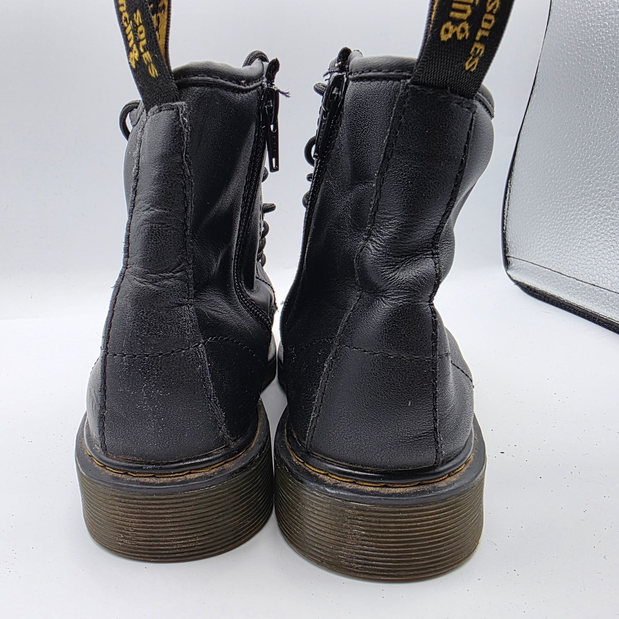 Dr. Martens Dr. Martens Doc 1460 J Womens Size 5 Black Combat Boots Casu Size US 5 / IT 35 - 5 Thumbnail
