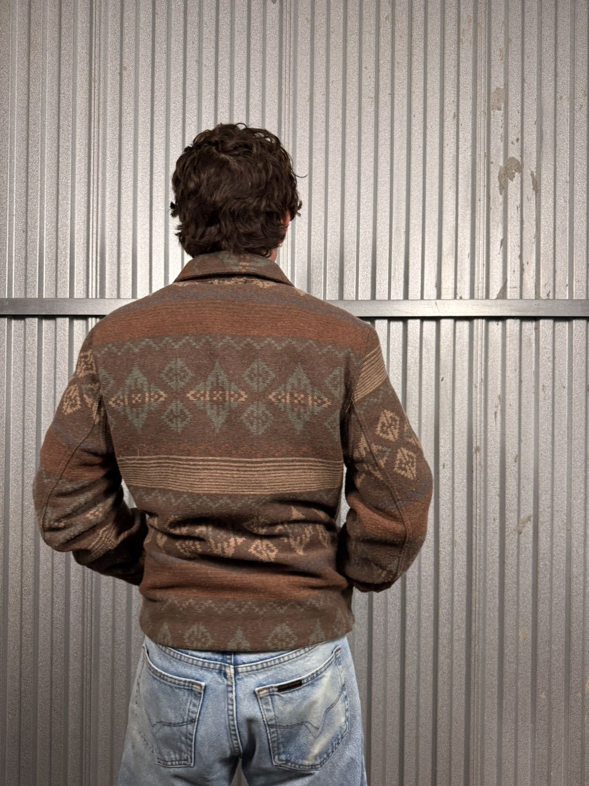 JACHS NY Insane Jachs NY Brown Fleece Button Up Western Jacket Size US M / EU 48-50 / 2 - 3 Thumbnail