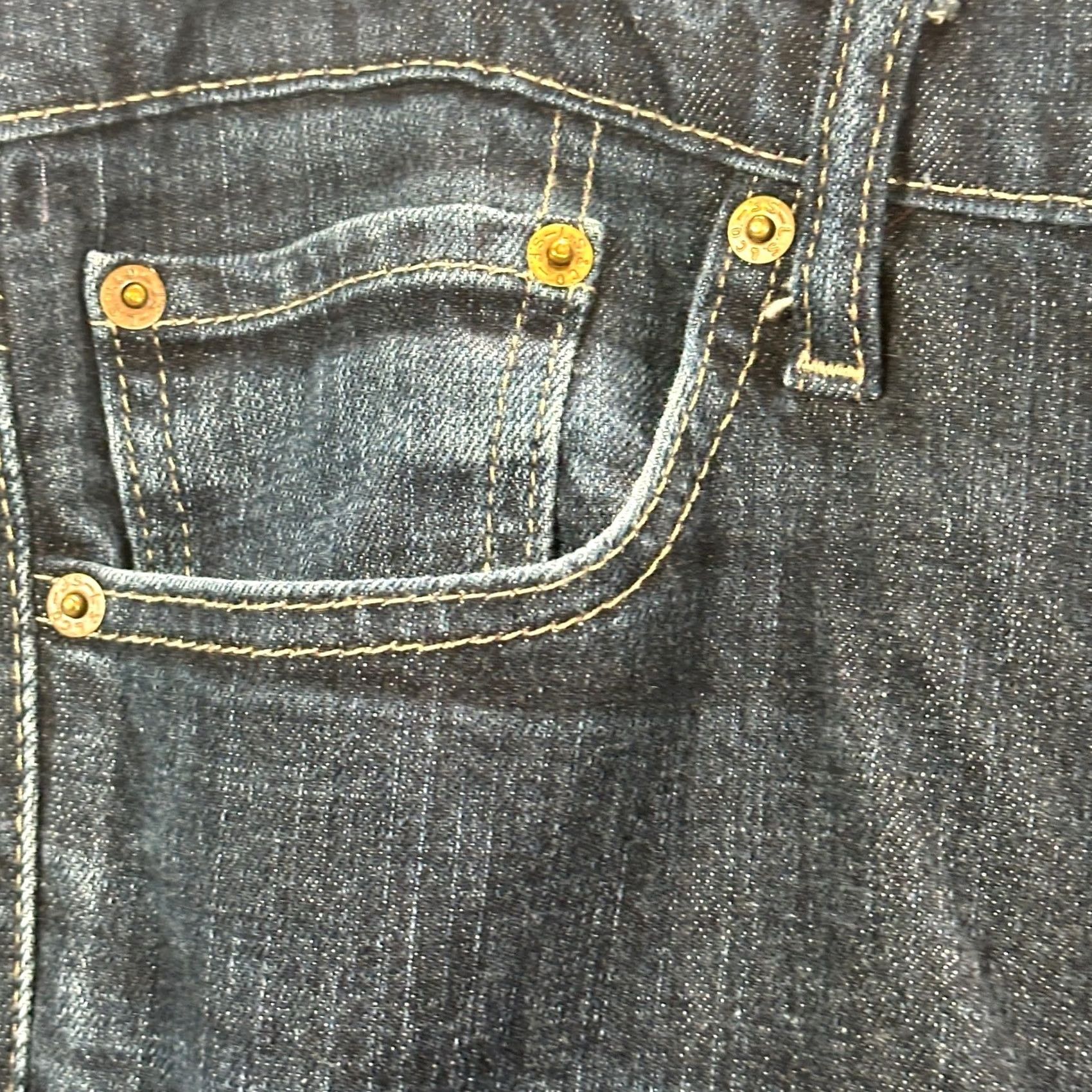 Levi's Levi's 511 Jeans Mens 32 X 35 Slim Fit Medium Wash Stretch Denim Pockets Leather Zip Pocket Size US 32 / EU 48 - 4 Thumbnail