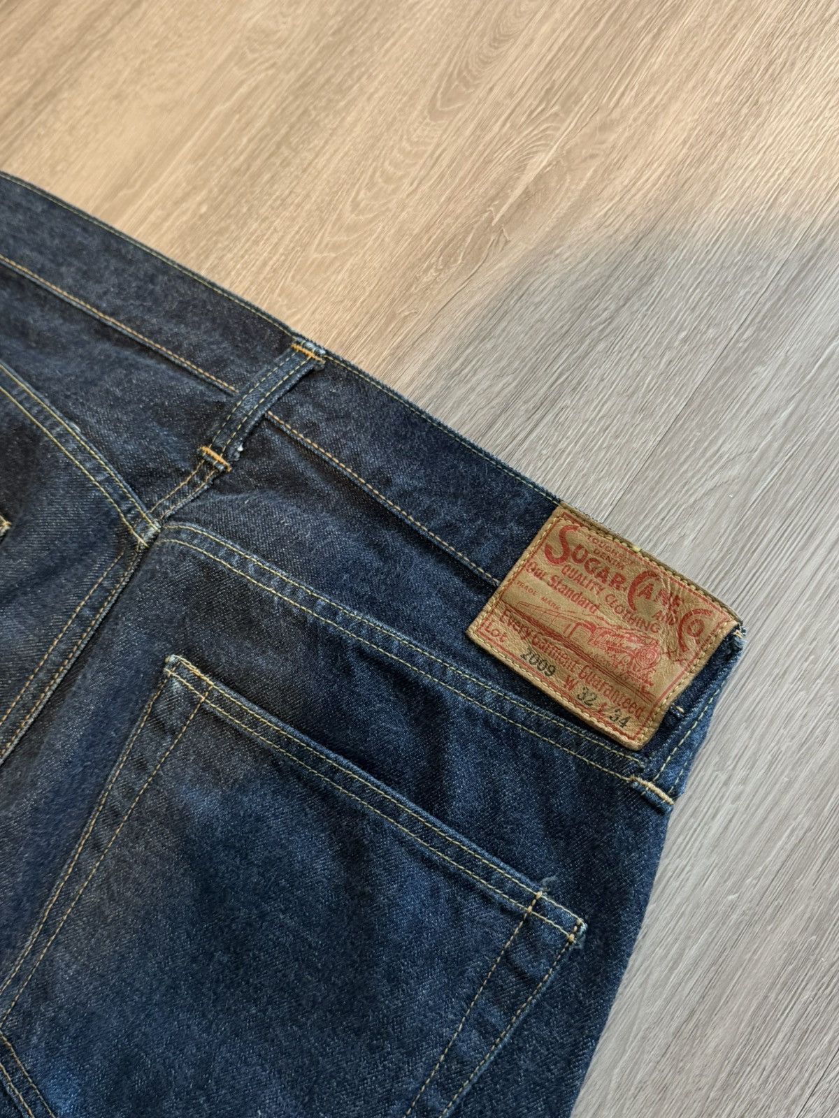 Sugar Cane Sugar Cane 2009 Lot Raw Selvedge Denim Size US 32 / EU 48 - 4 Thumbnail