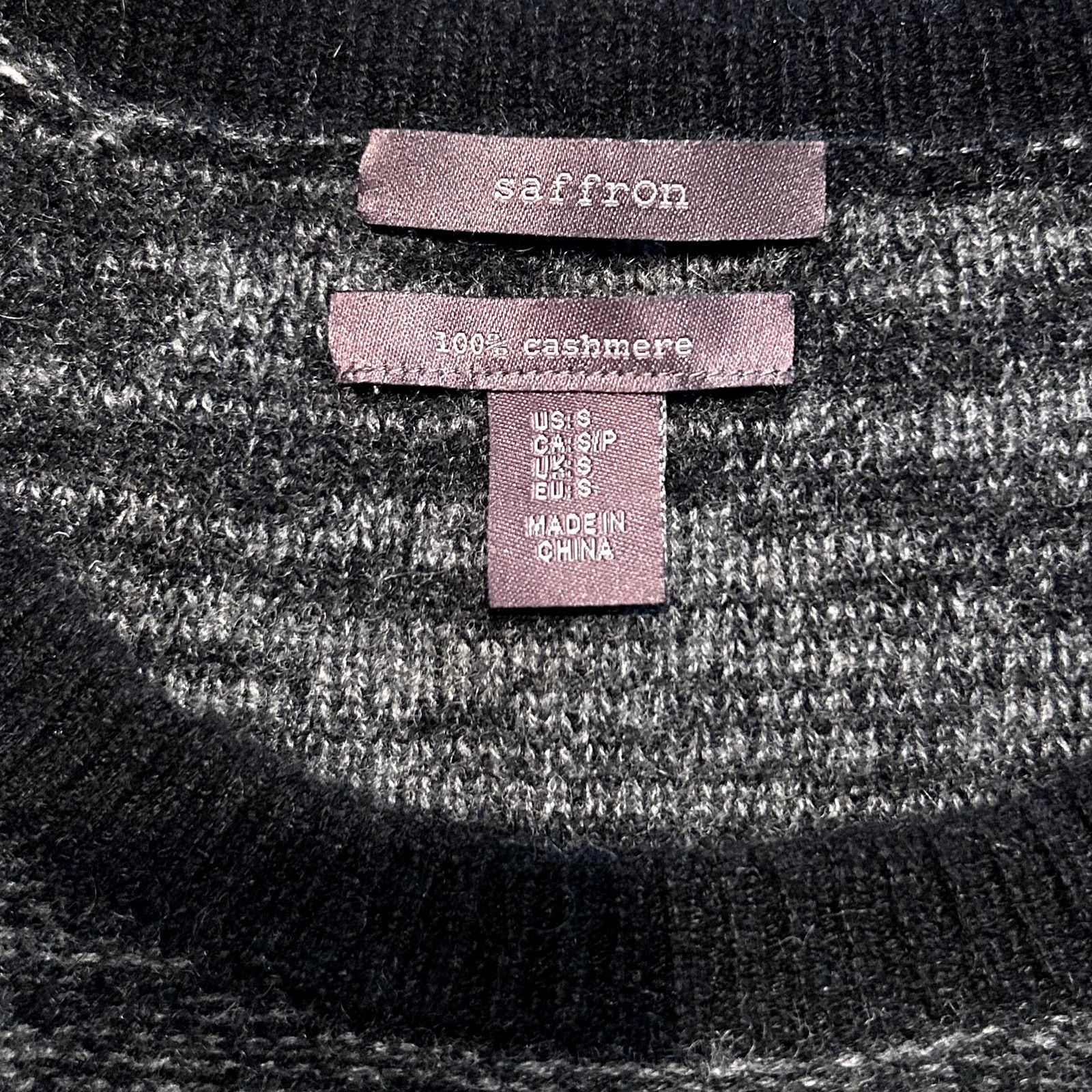 Anthropologie Saffron Gray 100% Cashmere Sweater Size S Size S / US 4 / IT 40 - 5 Thumbnail