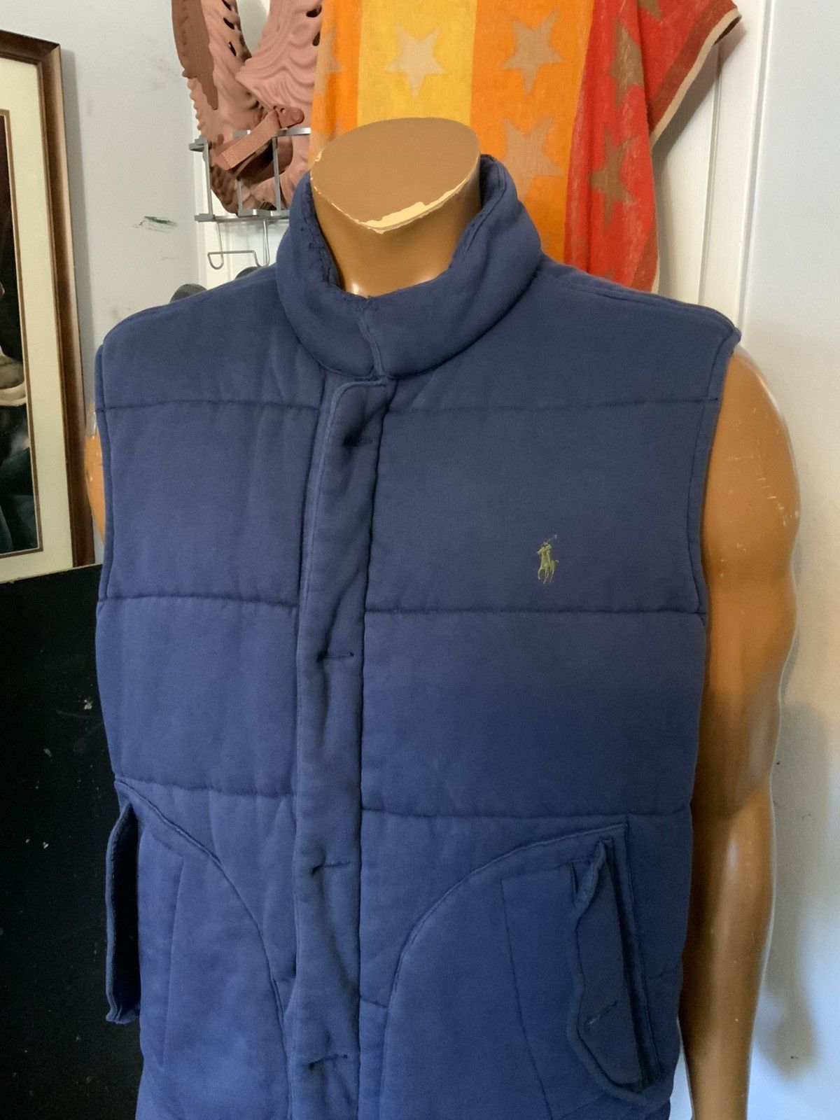 Polo Ralph Lauren Vintage Polo Ralph Lauren Pony Quilted Puffer Vest Jacket Size US XL / EU 56 / 4 - 16 Thumbnail