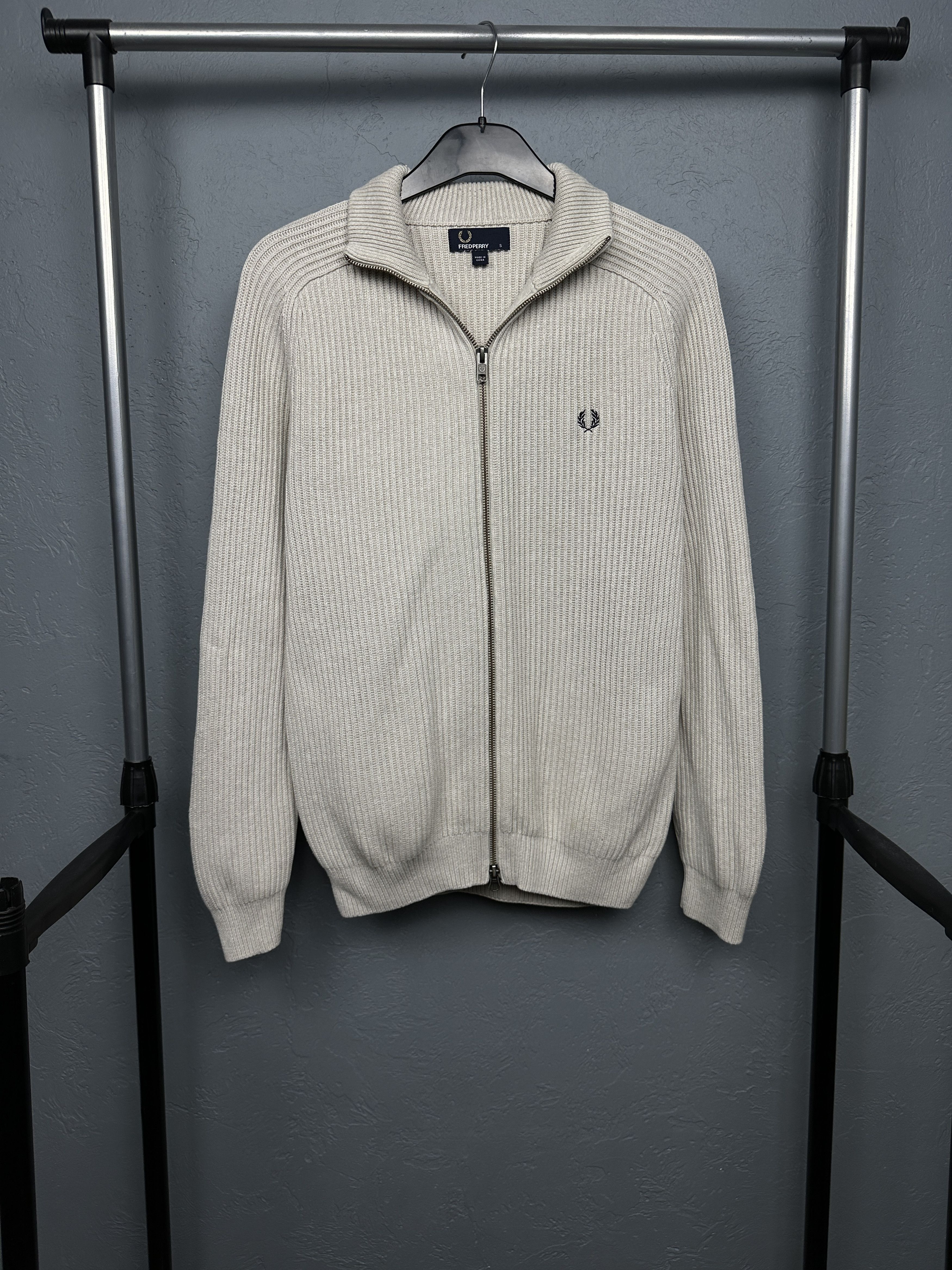 Fred Perry Fred Perry Vintage Mens Full Zip Knit Sweater Size US S / EU 44-46 / 1 - 1 Thumbnail