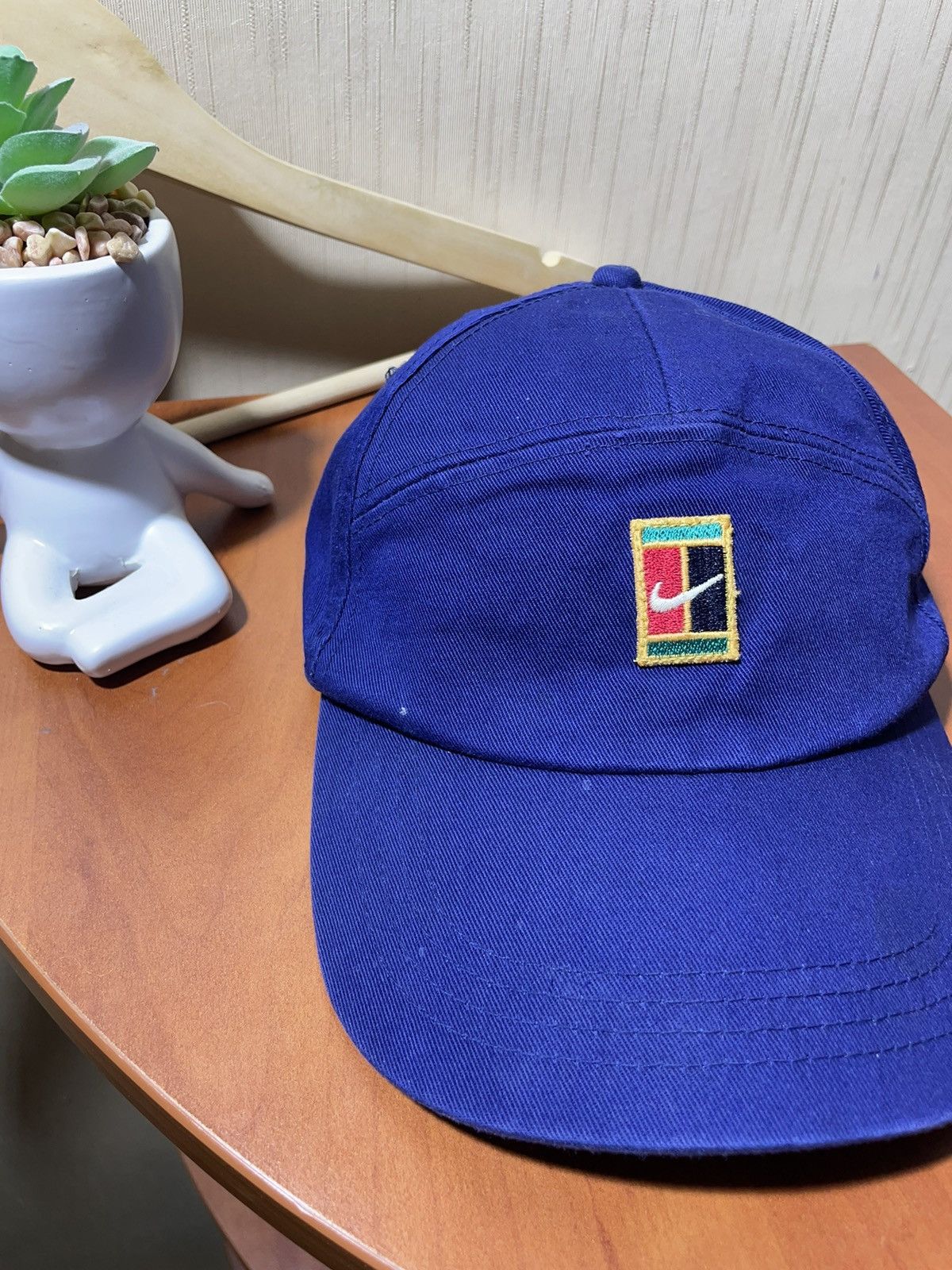 Nike × Vintage Nike court vintage cap 90s Size ONE SIZE - 3 Thumbnail