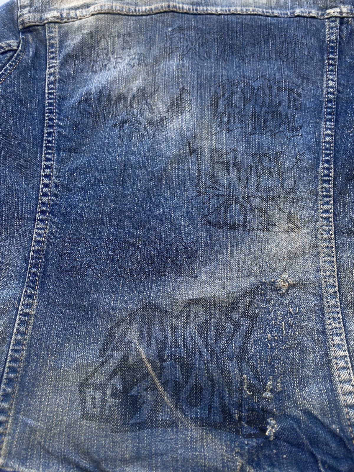 Hysteric Glamour Rare Vintage KINKY Hysteric Glamour Denim Jacket Size S / US 4 / IT 40 - 25 Thumbnail