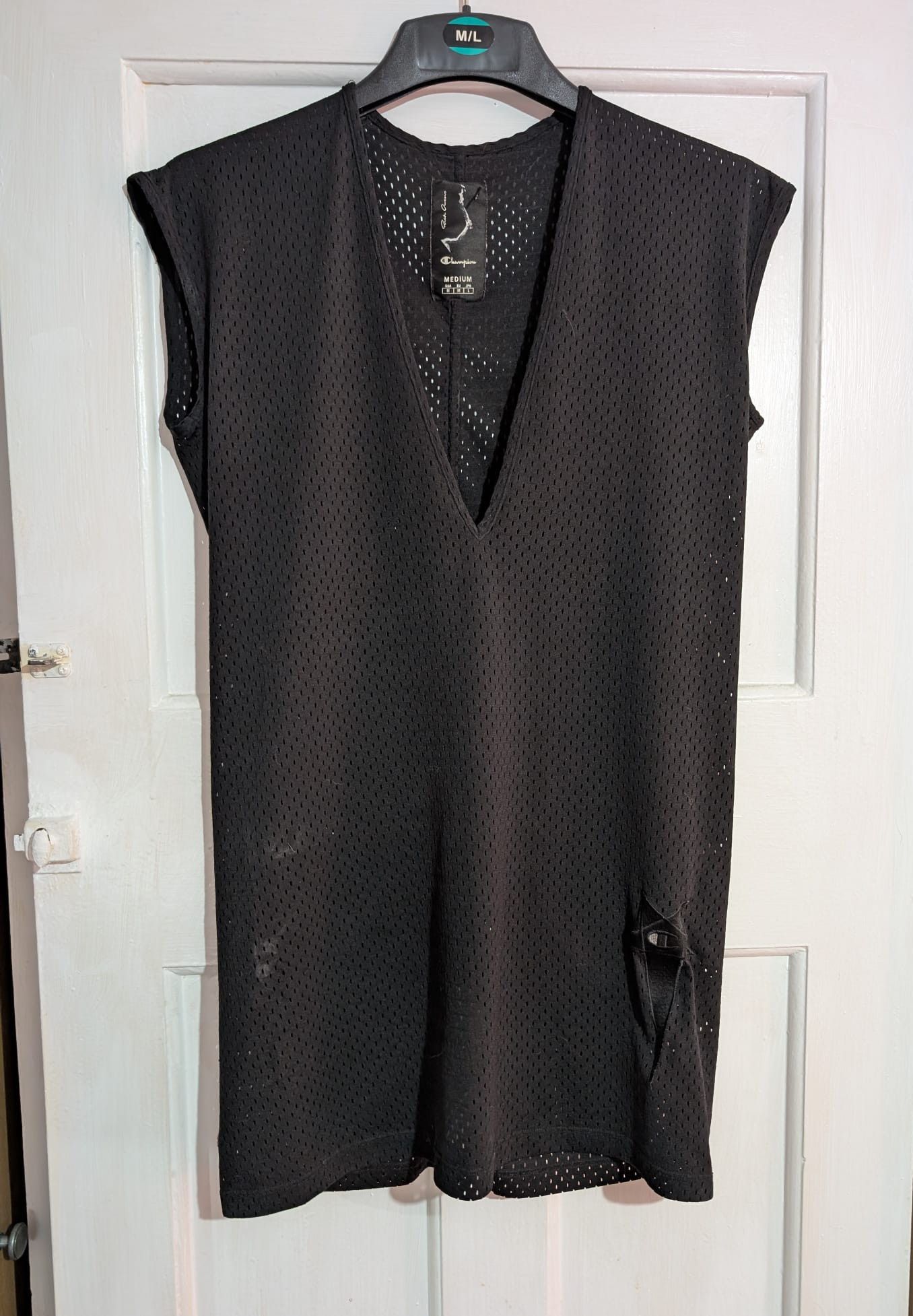 Rick Owens Rick Owens x Champion mesh Dylan vest Size US M / EU 48-50 / 2 - 1 Thumbnail