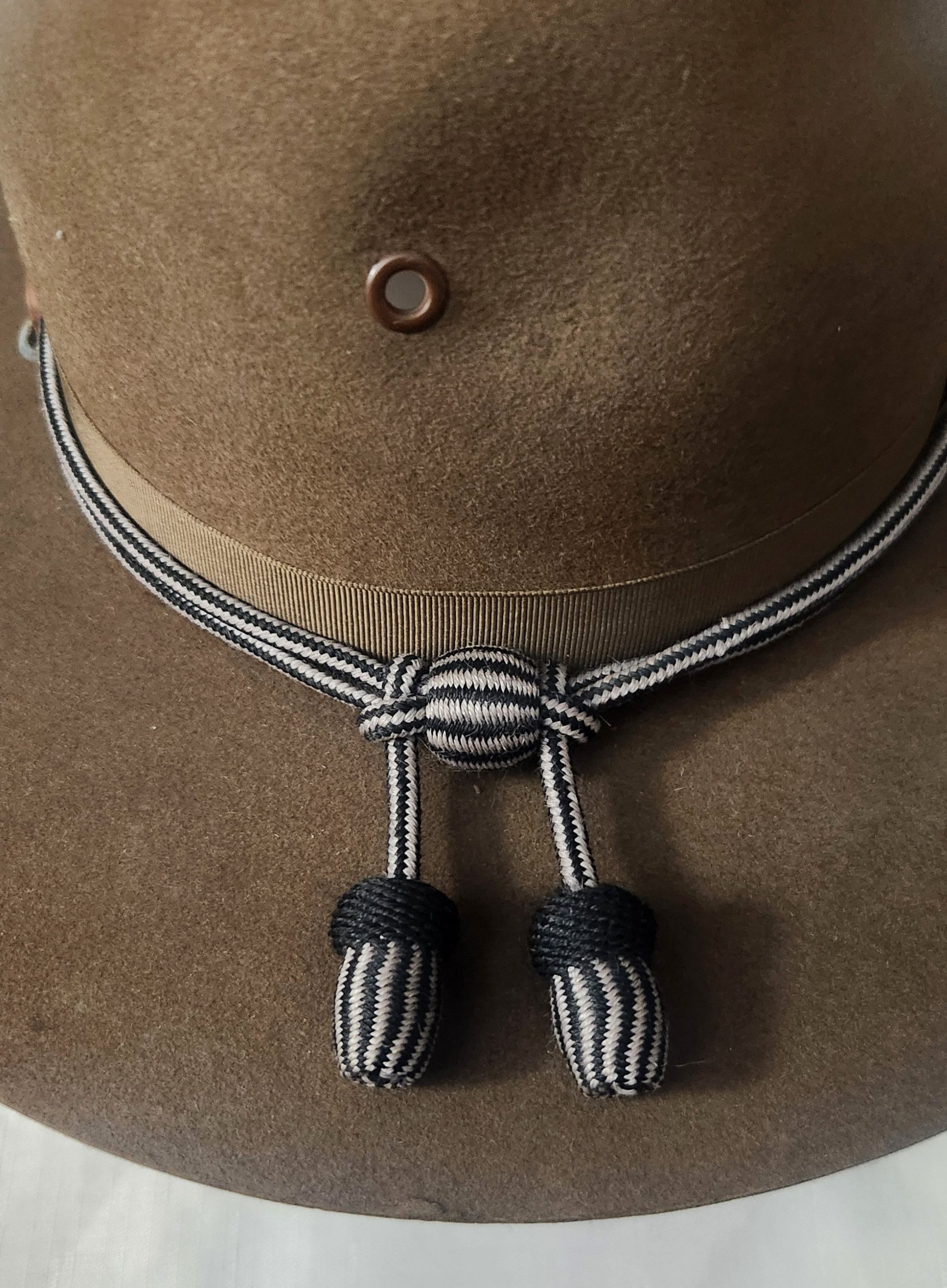 Stetson × Vintage WWII True Vintage Stetson Lt. Colonel Officer Campaign Hat Size ONE SIZE - 16 Thumbnail