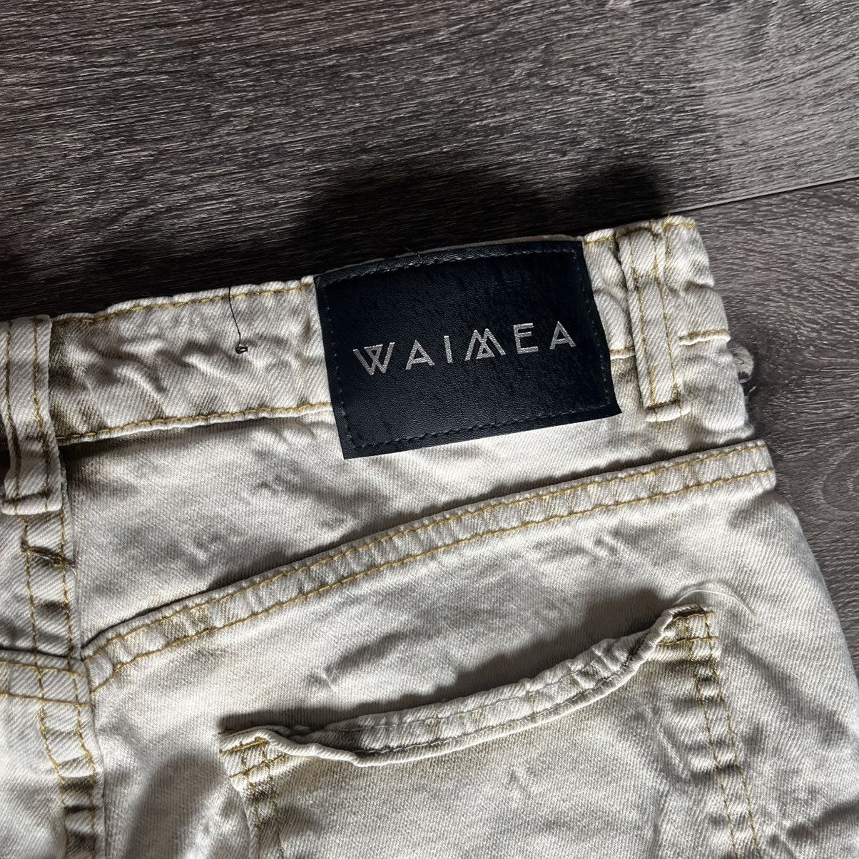 Waimea Waimea Cargo Khaki Washed Jeans Shorts Size 30 Skinny Fit Size US 30 / EU 46 - 4 Thumbnail