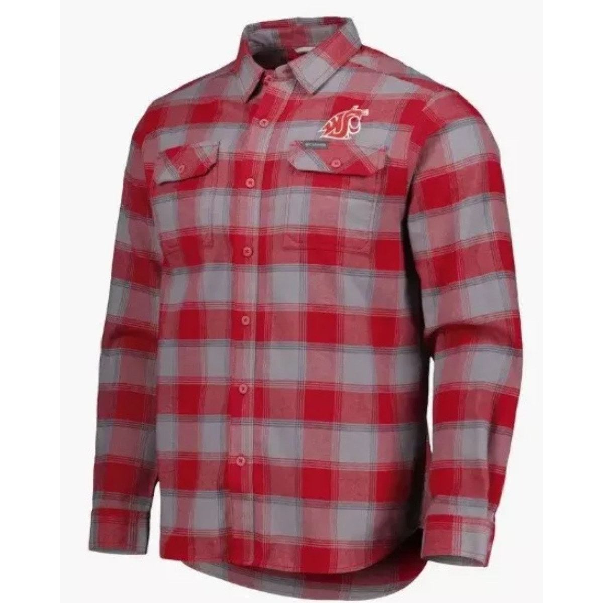 Columbia Washington State Cougars Columbia XM7232-702 Flannel Shirt M Size US M / EU 48-50 / 2 - 2 Thumbnail