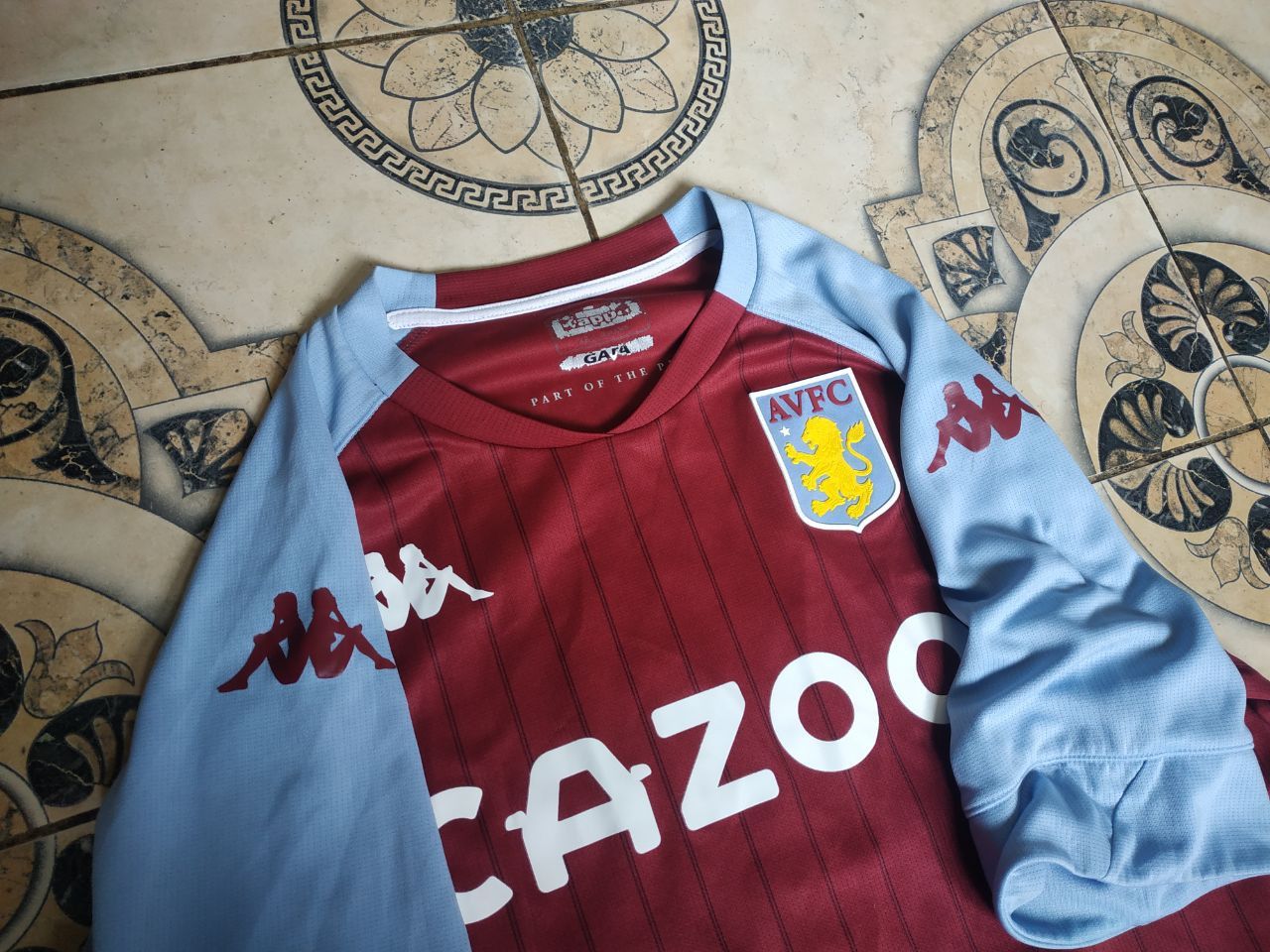 Kappa Kappa Aston Villa 2020 Grealish #10 Kombat Jersey XL Size US XL / EU 56 / 4 - 10 Thumbnail