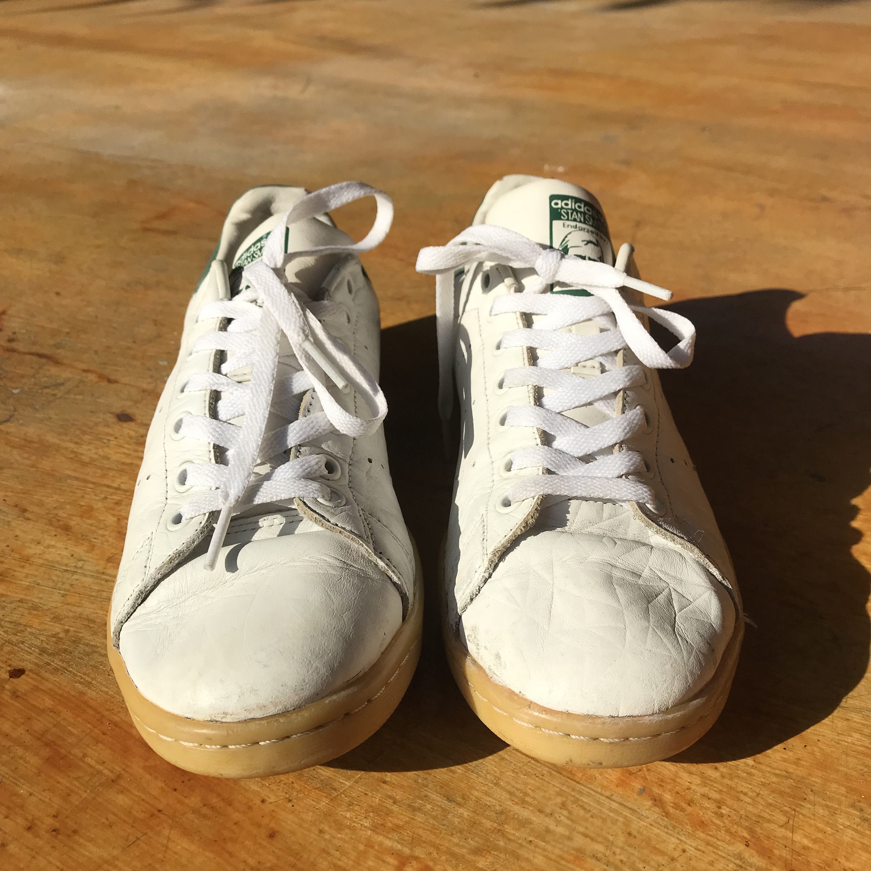 Adidas Adidas Originals Stan Smith Iconic White green heltab 42 2/3 Size US 9.5 / EU 42-43 - 2 Thumbnail
