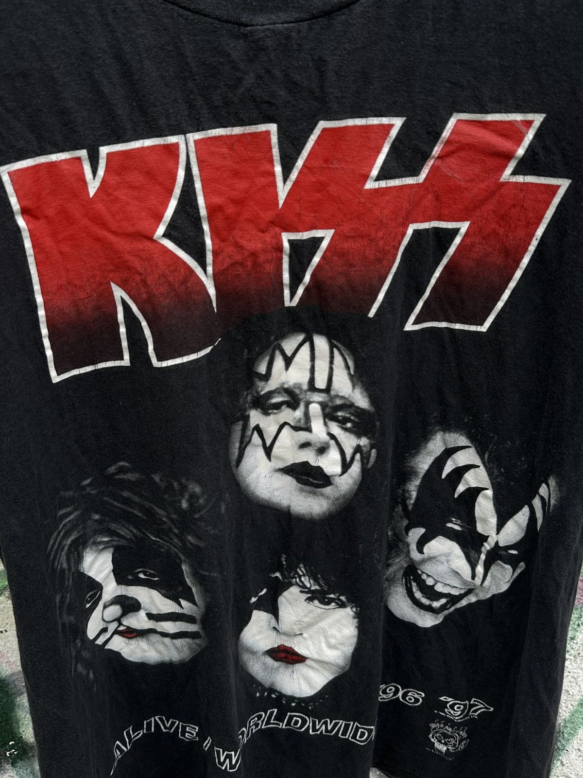 Vintage Kiss Alive Worldwide 1996 Tour I Got The Best Shirt Tee Size US L / EU 52-54 / 3 - 4 Thumbnail