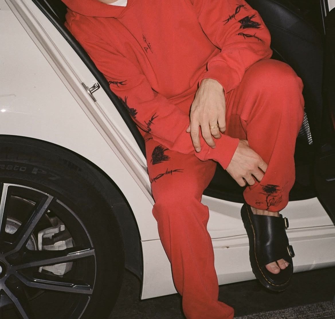 Other Party Favor Barbed Wire DJ Tech Sidepiece EDM Sweatpants Size US 36 / EU 52 - 11 Thumbnail