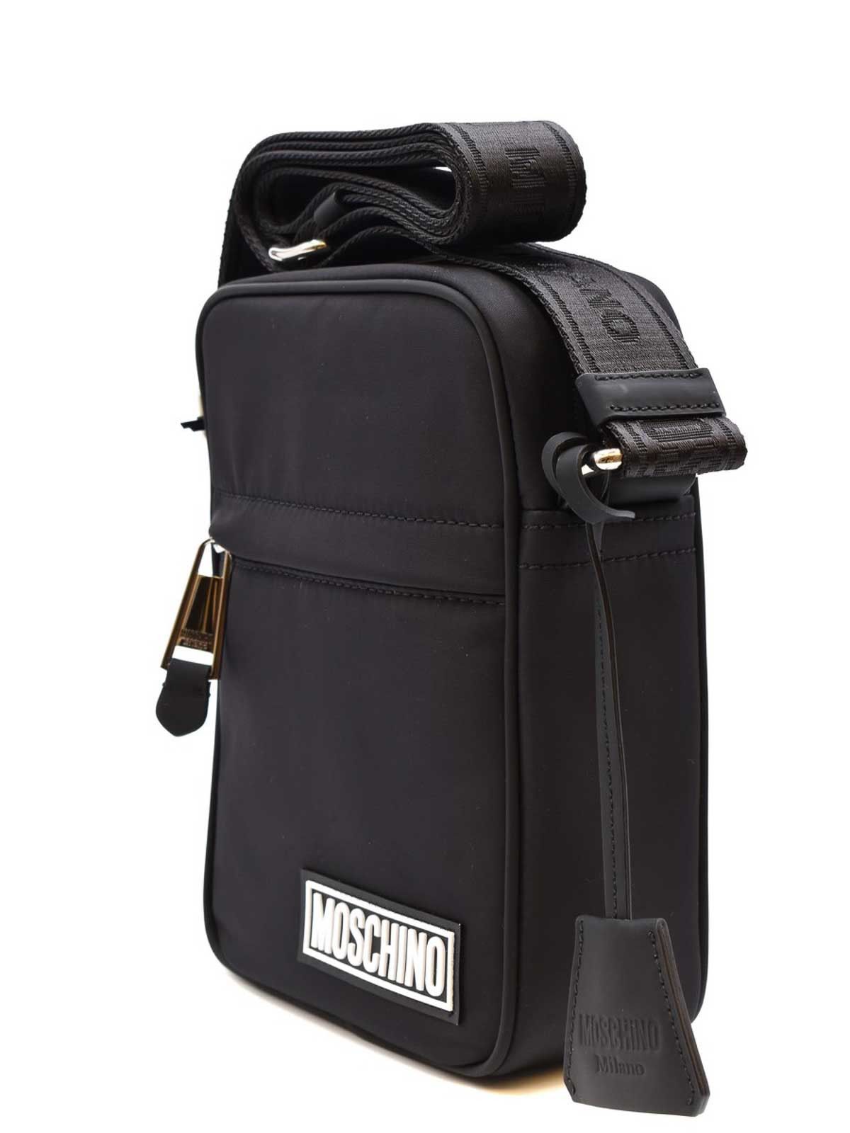Moschino o1y0225 Size : OS / Logo Cross-Body Bag in Black Size ONE SIZE - 3 Thumbnail
